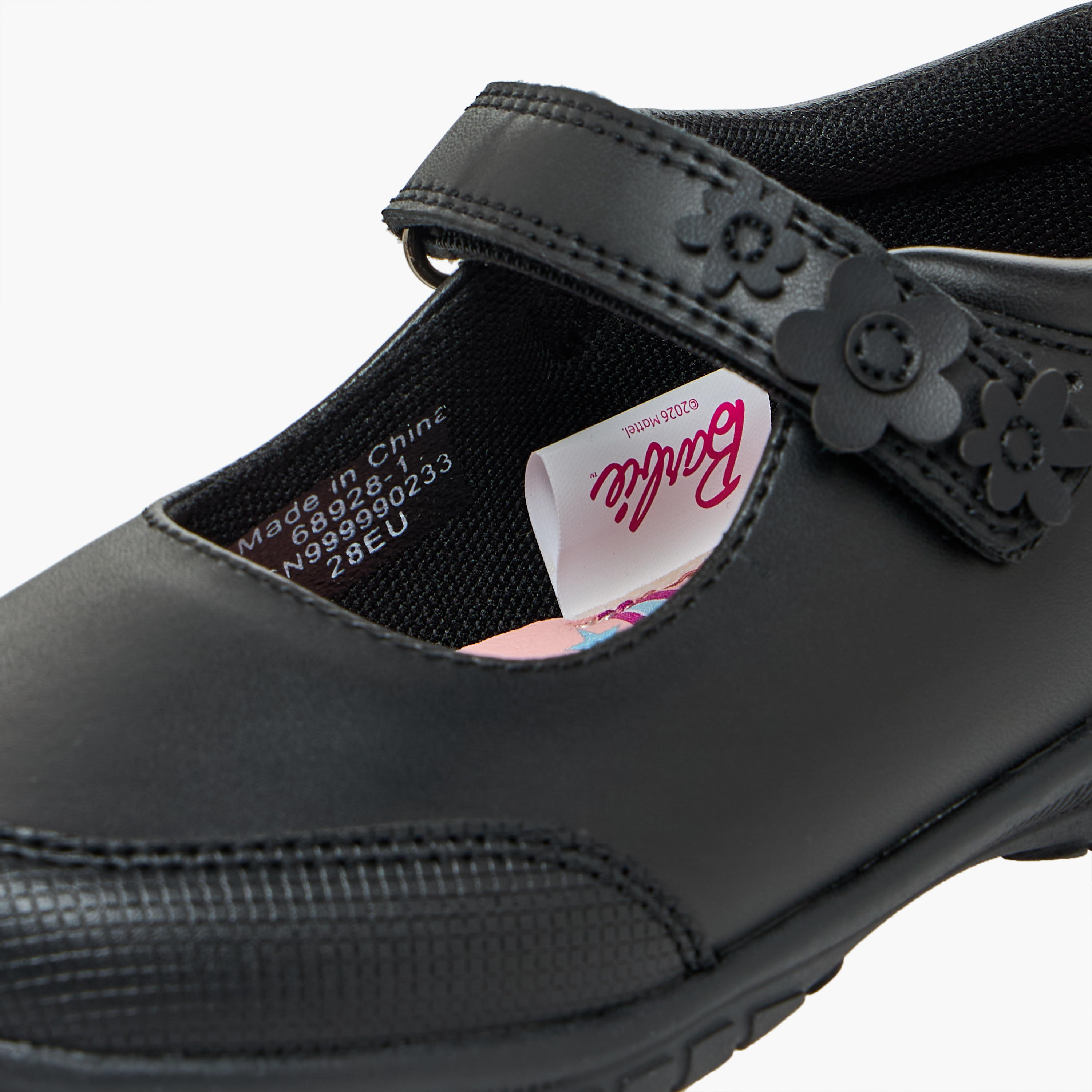 Barbie Girls Hook & Loop Mary Jane School Shoes-girls-shoes-maryjanes-image-7