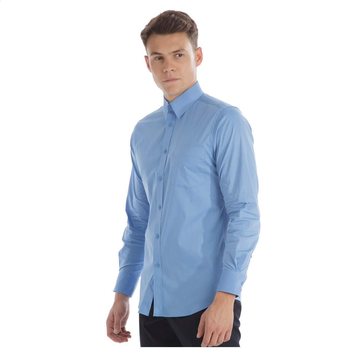 Long-sleeved Formal Shirt-men-clothing-shirts-image-3
