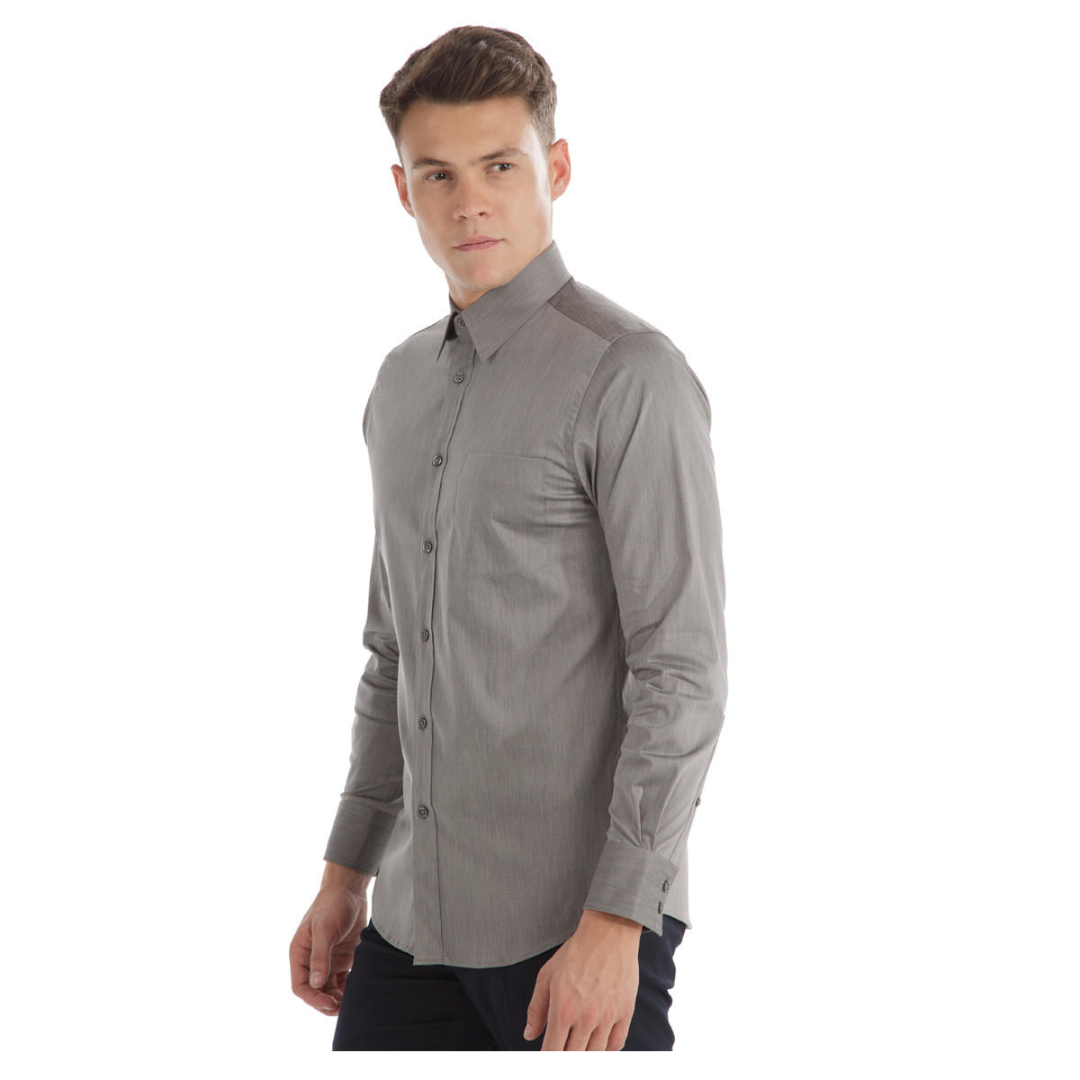 Long-sleeved Formal Shirt-men-clothing-shirts-image-3
