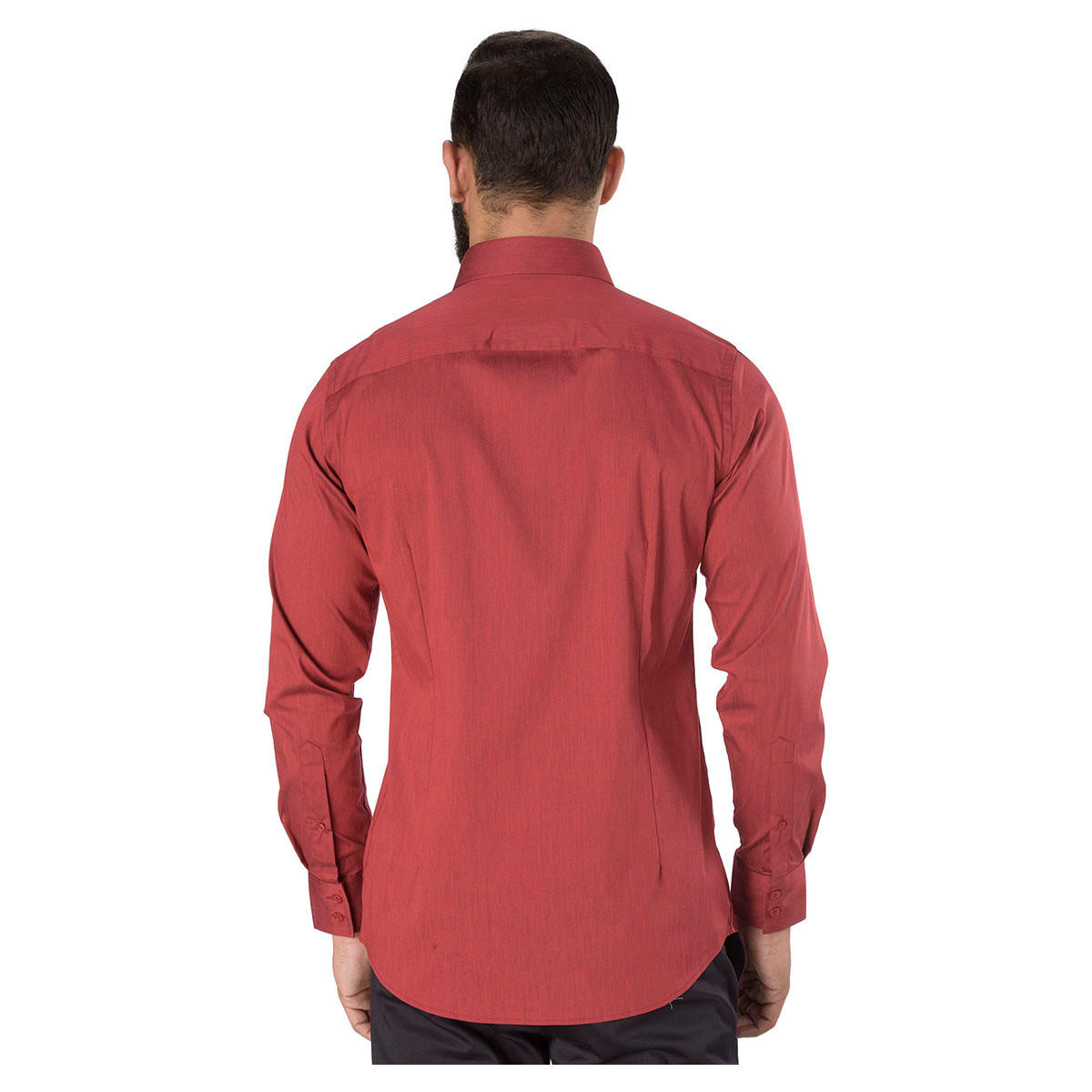 Long Sleeves Slim-fit Formal Shirt-men-clothing-shirts-image-2