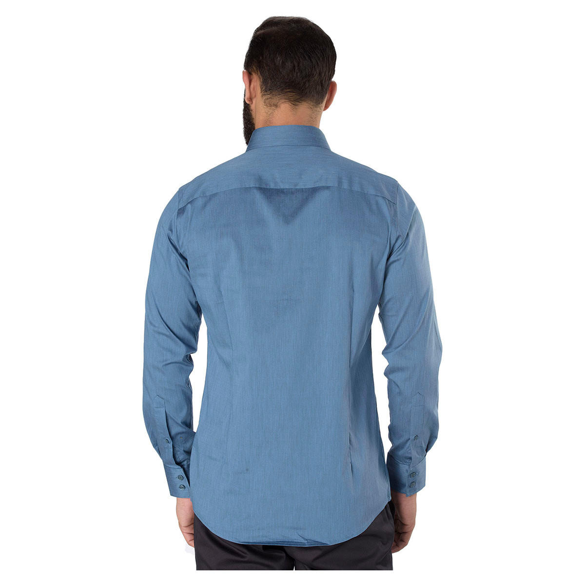 Long Sleeves Slim-fit Formal Shirt-men-clothing-shirts-image-2