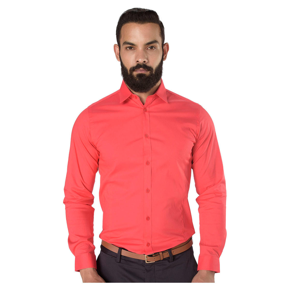 Long Sleeves Body-fit Formal Shirt-men-clothing-shirts-image-1