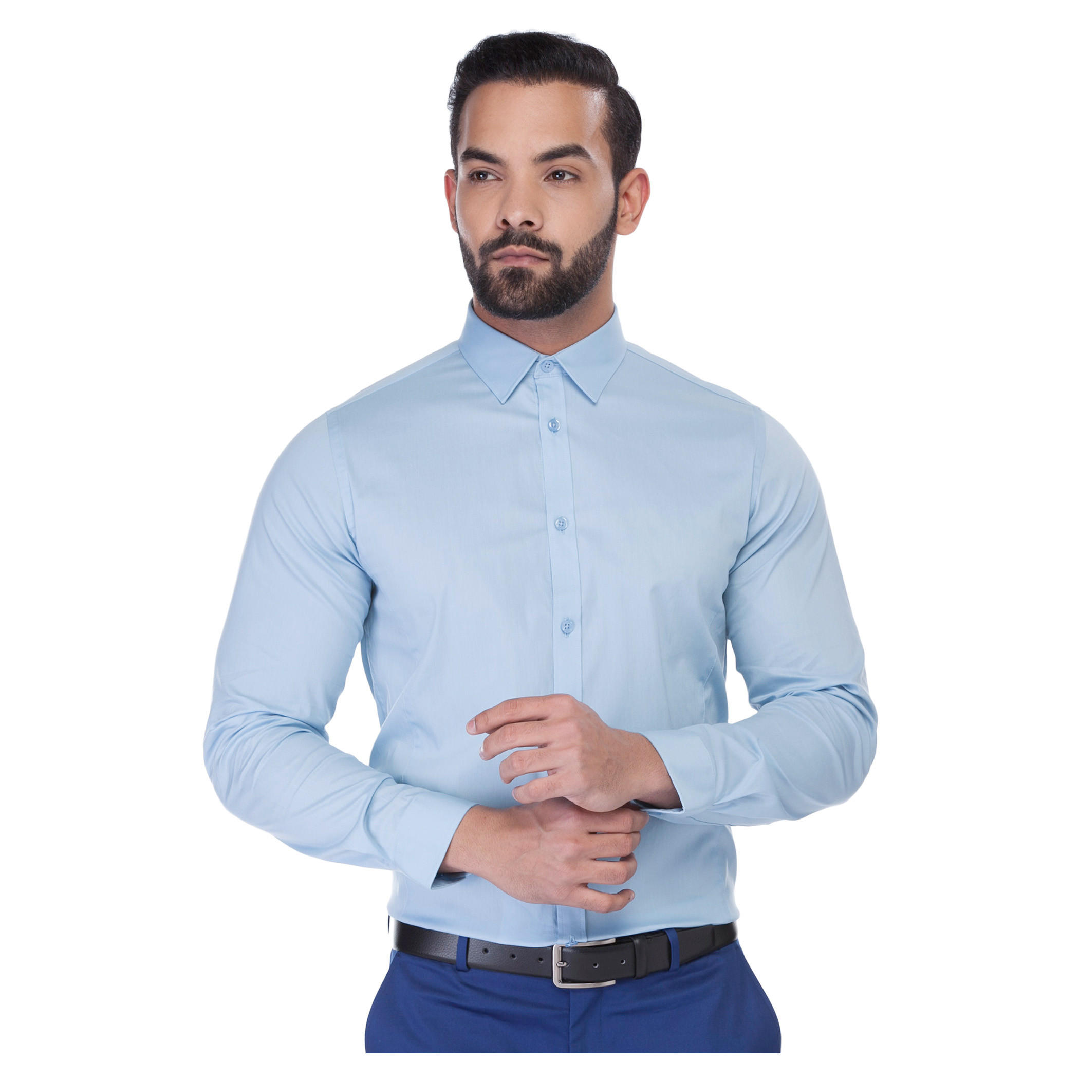 Long Sleeves Body-fit Formal Shirt-men-clothing-shirts-image-1