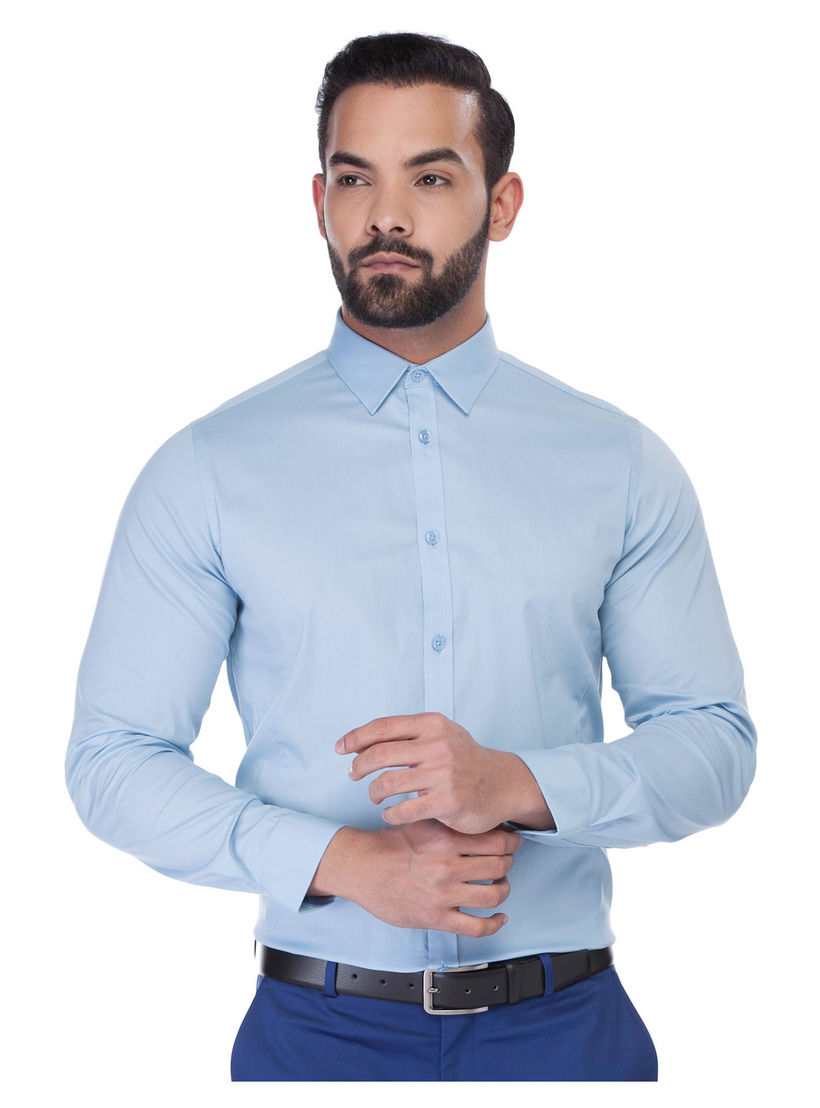 Long Sleeves Body-fit Formal Shirt-men-clothing-shirts-image-1
