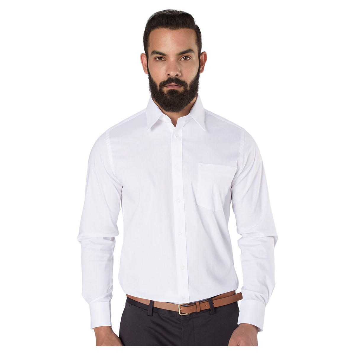Long Sleeves Slim-fit Formal Shirt-men-clothing-shirts-image-1