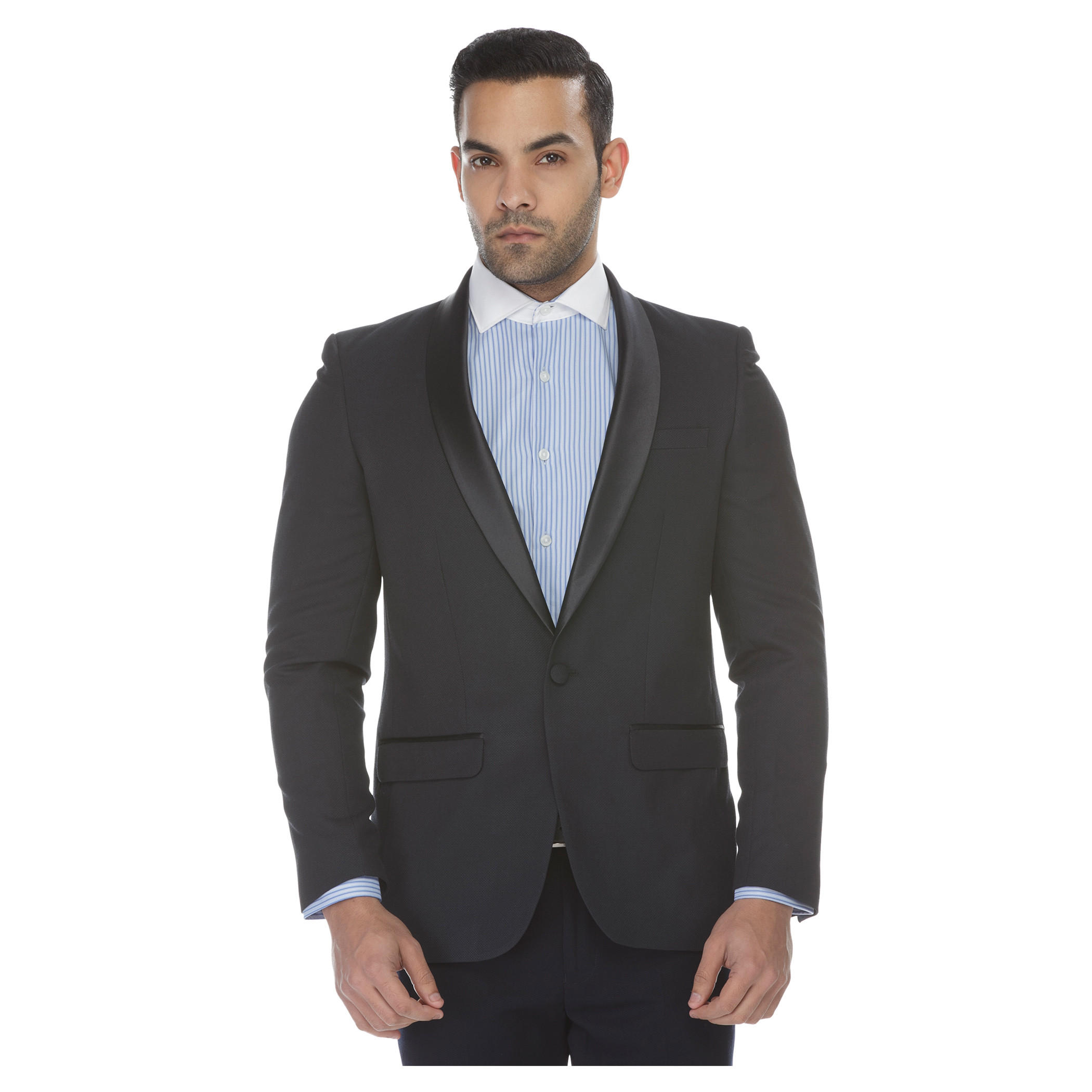 Solid Colour Suit Jacket-men-winterwear-jacketsandblazers-image-5