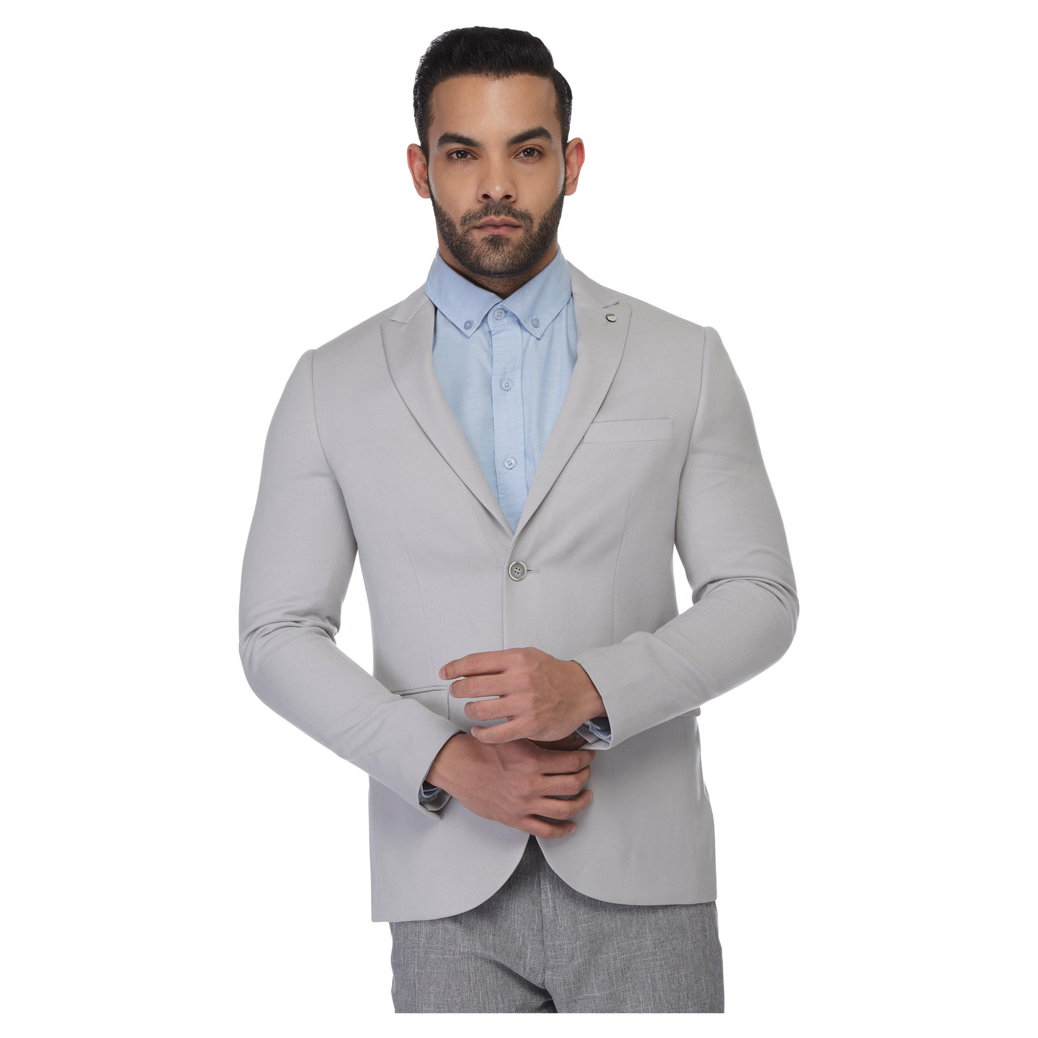Solid Colour Suit Jacket-men-winterwear-jacketsandblazers-image-5