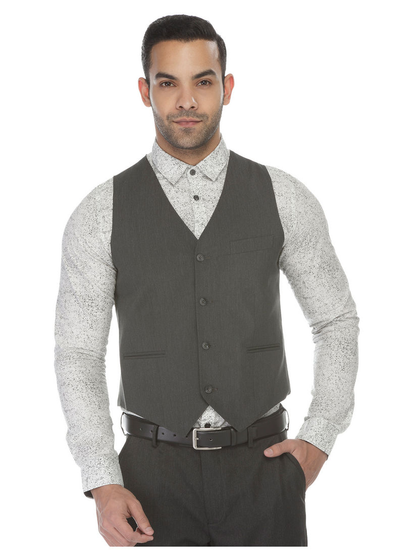 Solid Colour Waistcoat-men-clothing-jacketsandblazers-coats-image-5