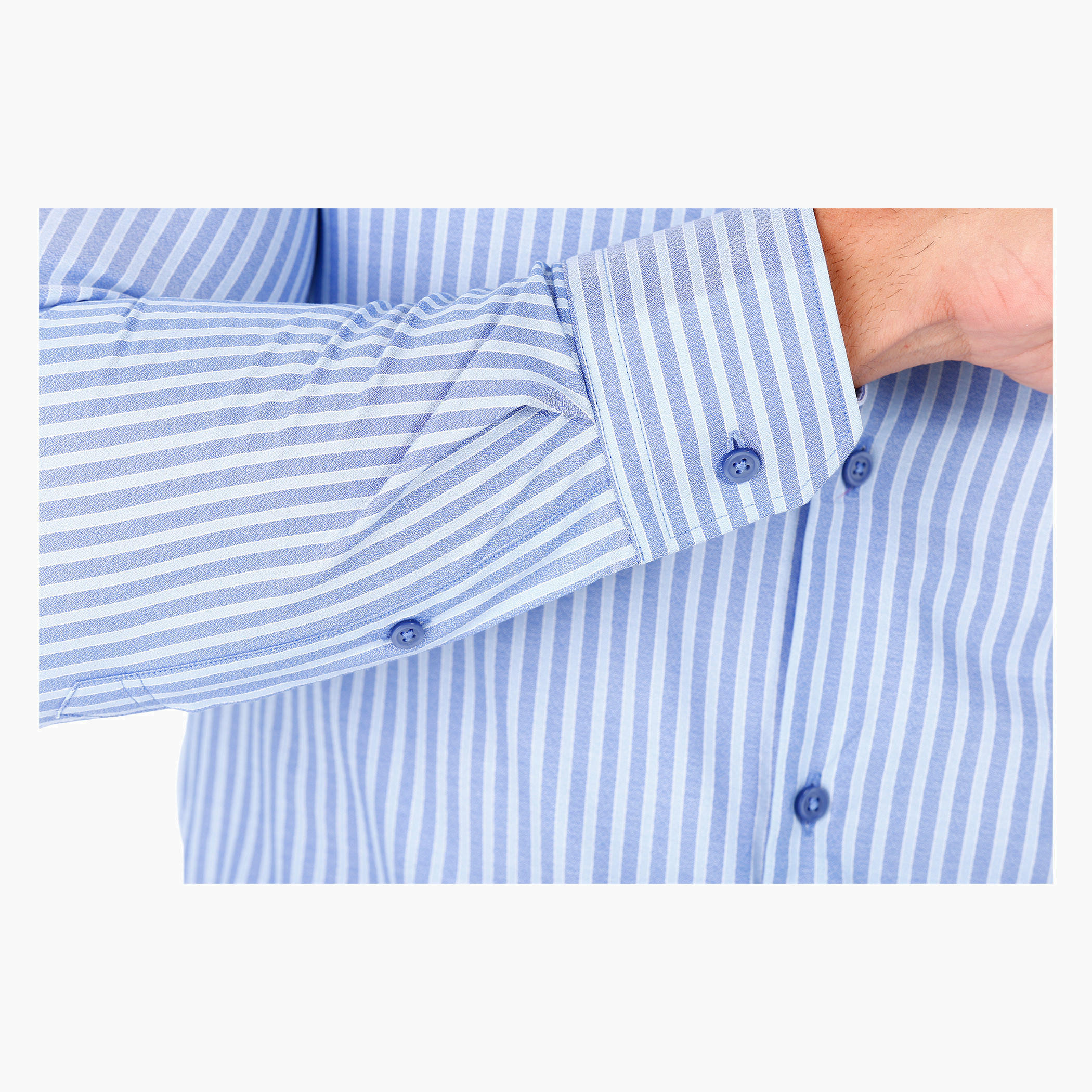 Striped Formal Shirt with Cut-away Collar and Long Sleeves-men-clothing-shirts-image-4