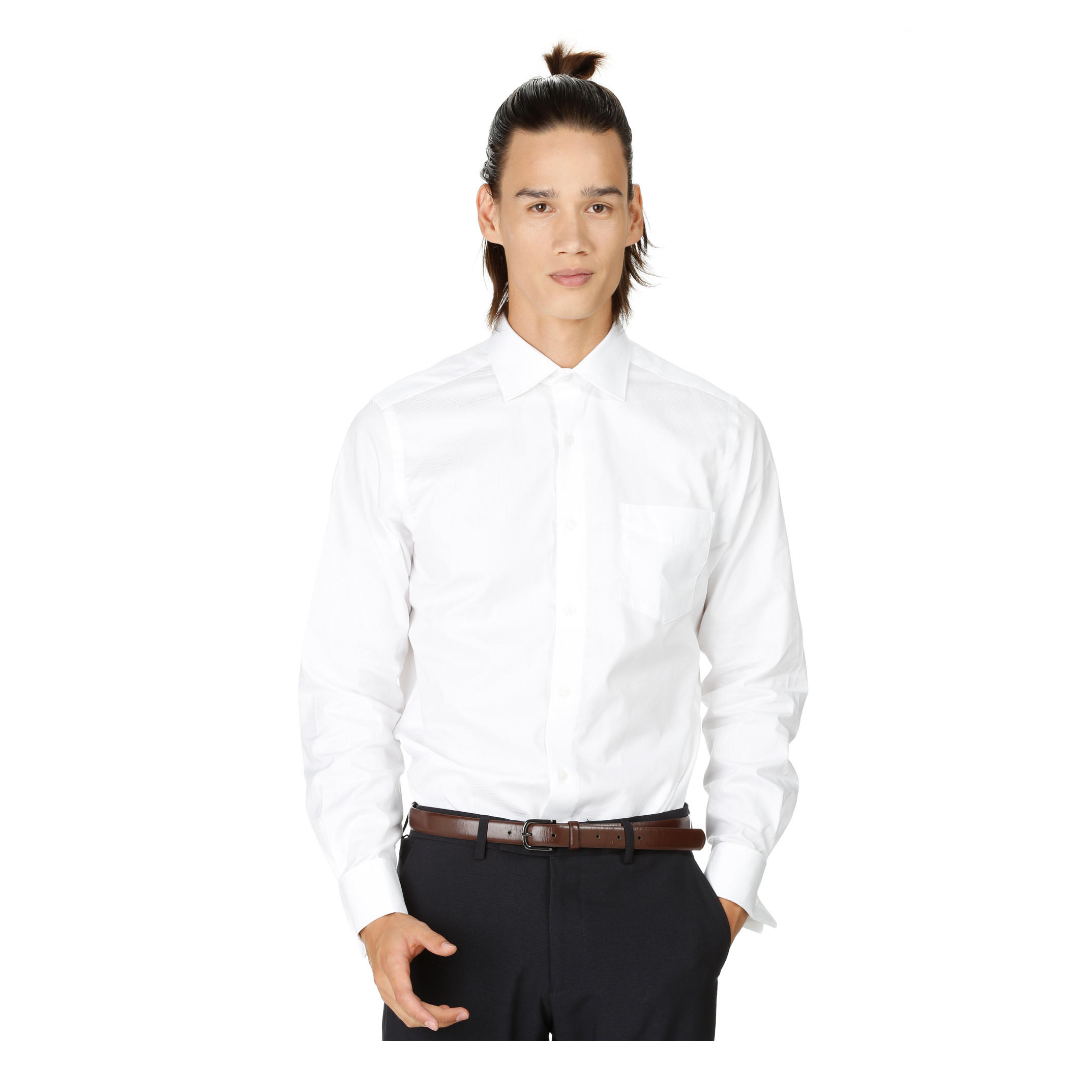 Solid Colour Shirt-men-clothing-shirts-image-1