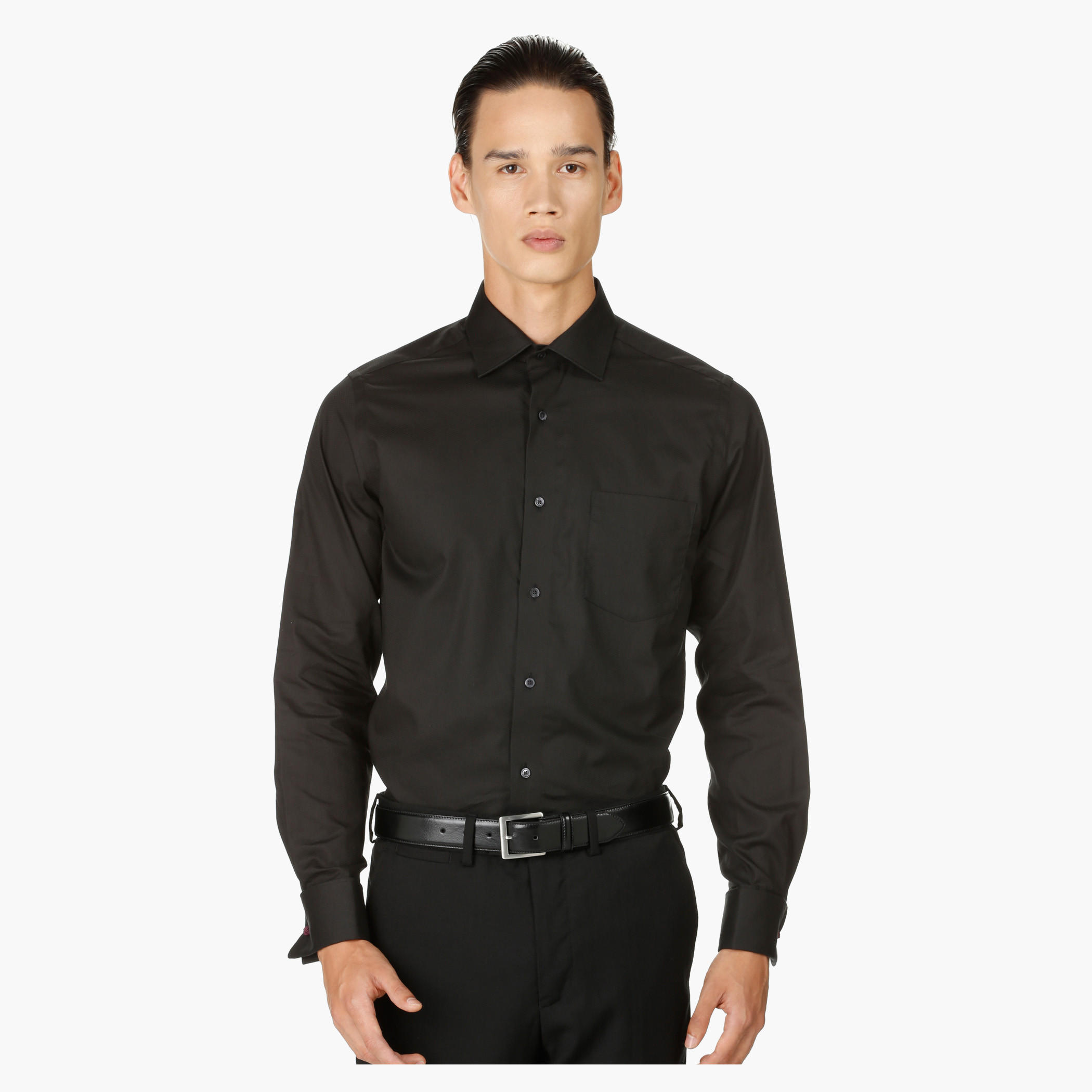 Solid Colour Shirt-men-clothing-shirts-image-1