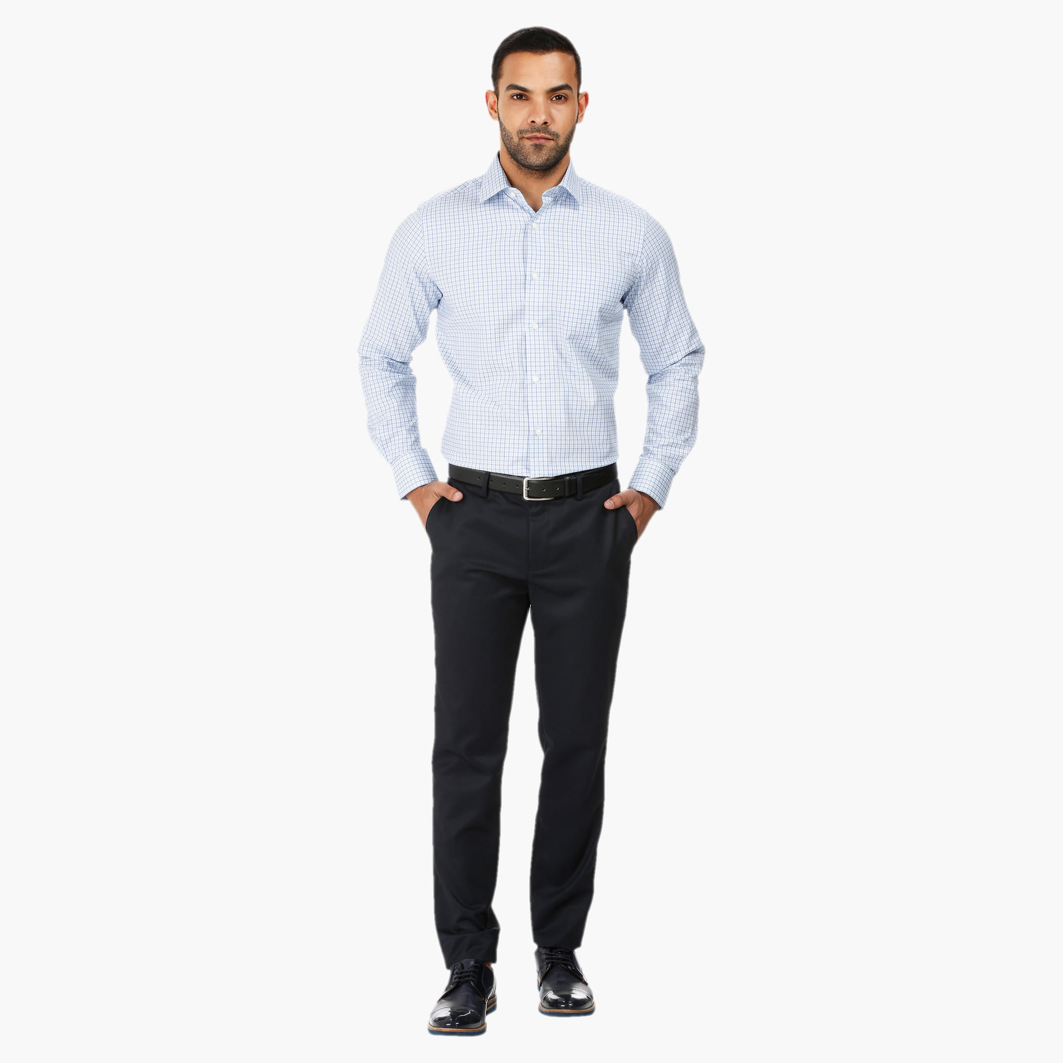 Chequered Shirt with Long sleeves-men-clothing-shirts-image-5