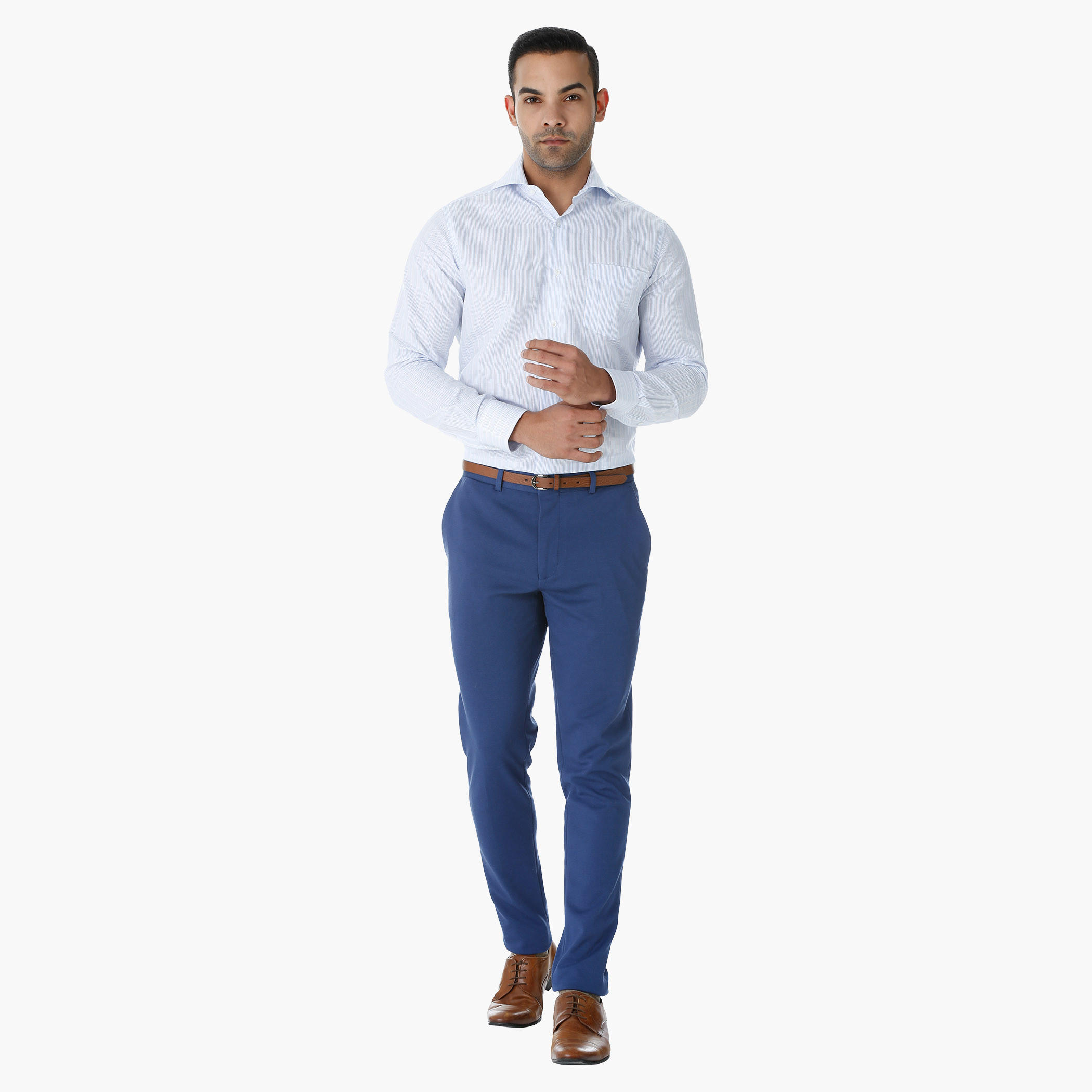 Striped Formal Shirt in Regular Fit-men-clothing-shirts-image-5
