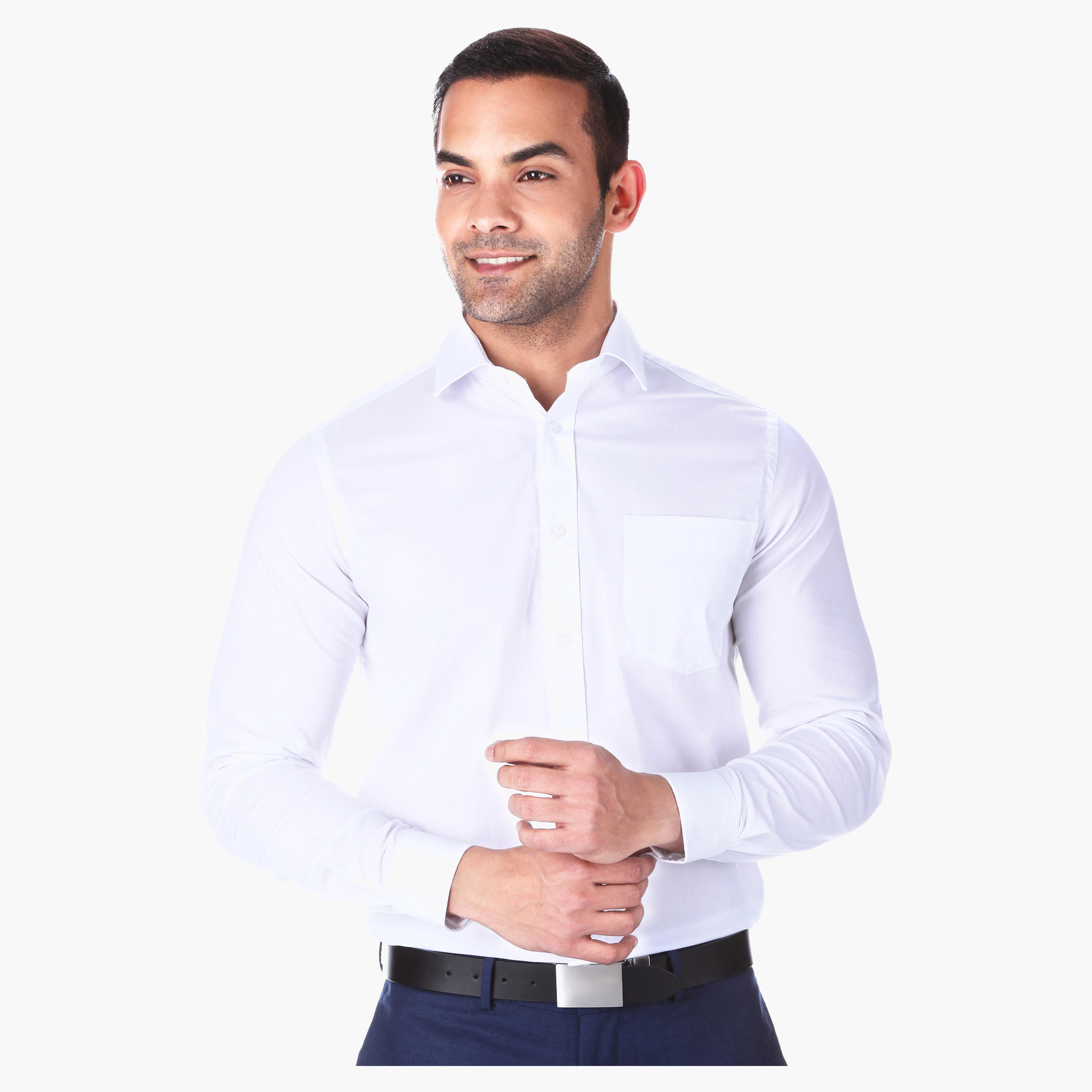 Solid Colour Shirt-men-clothing-shirts-image-1