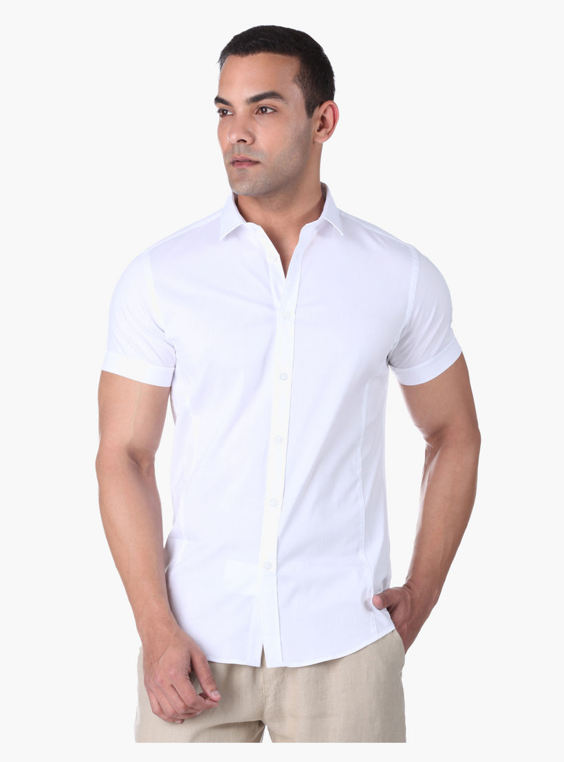Solid Colour Shirt-men-clothing-shirts-image-1