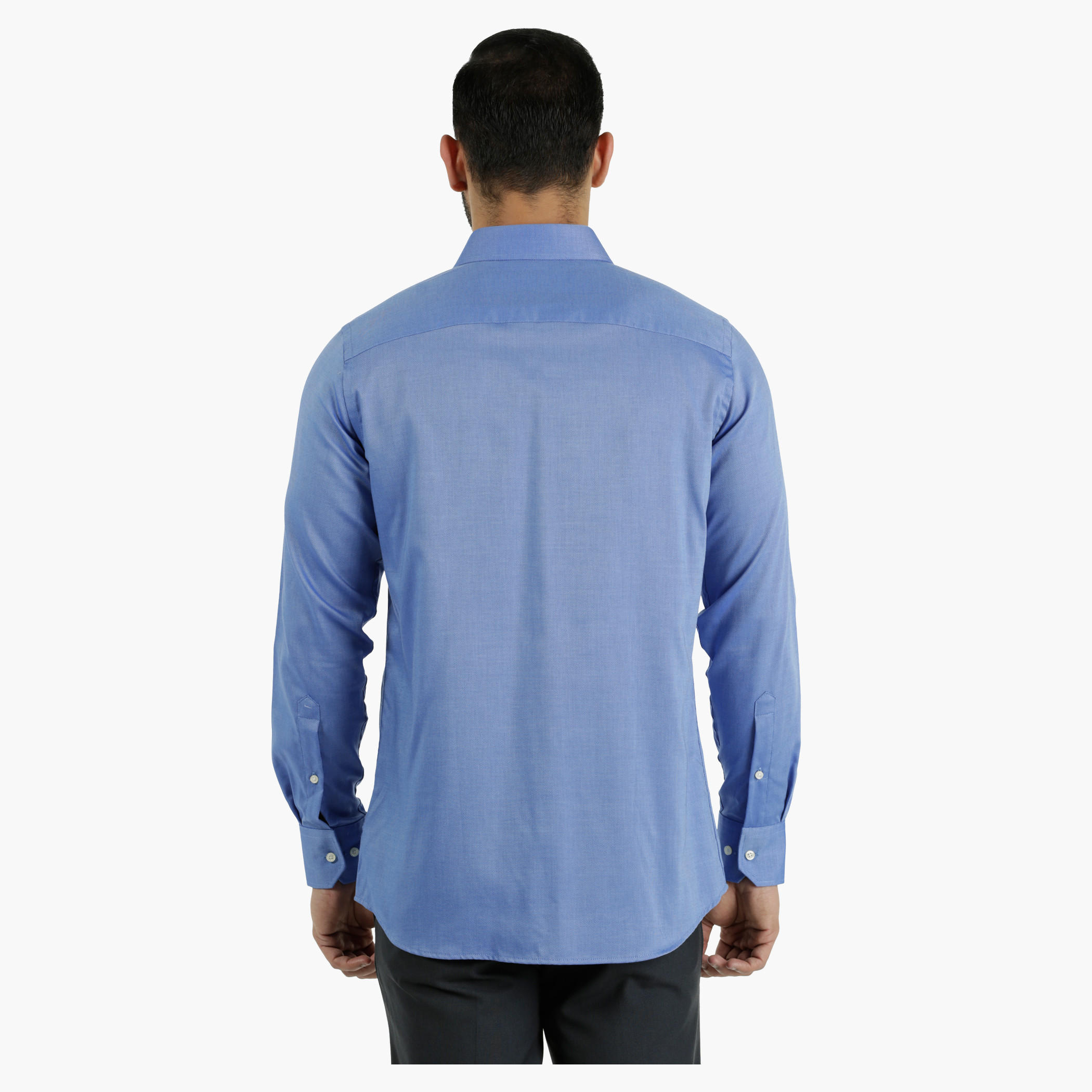 Cotton Dobby Shirt in Regular Fit-men-clothing-shirts-image-7