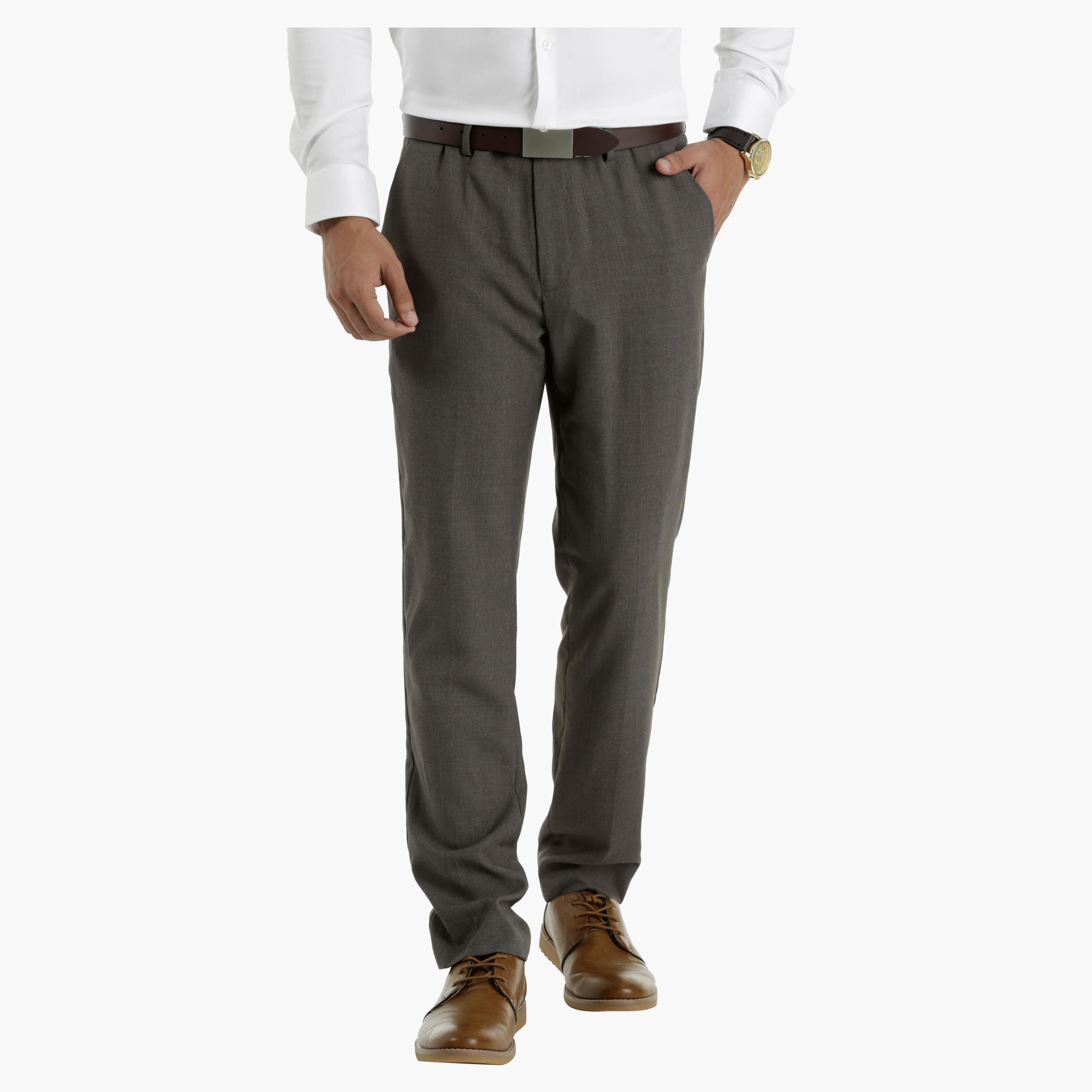 Autoflex Super Crease Trousers in Regular Fit-men-clothing-bottoms-trousersandchinos-trousers-image-1