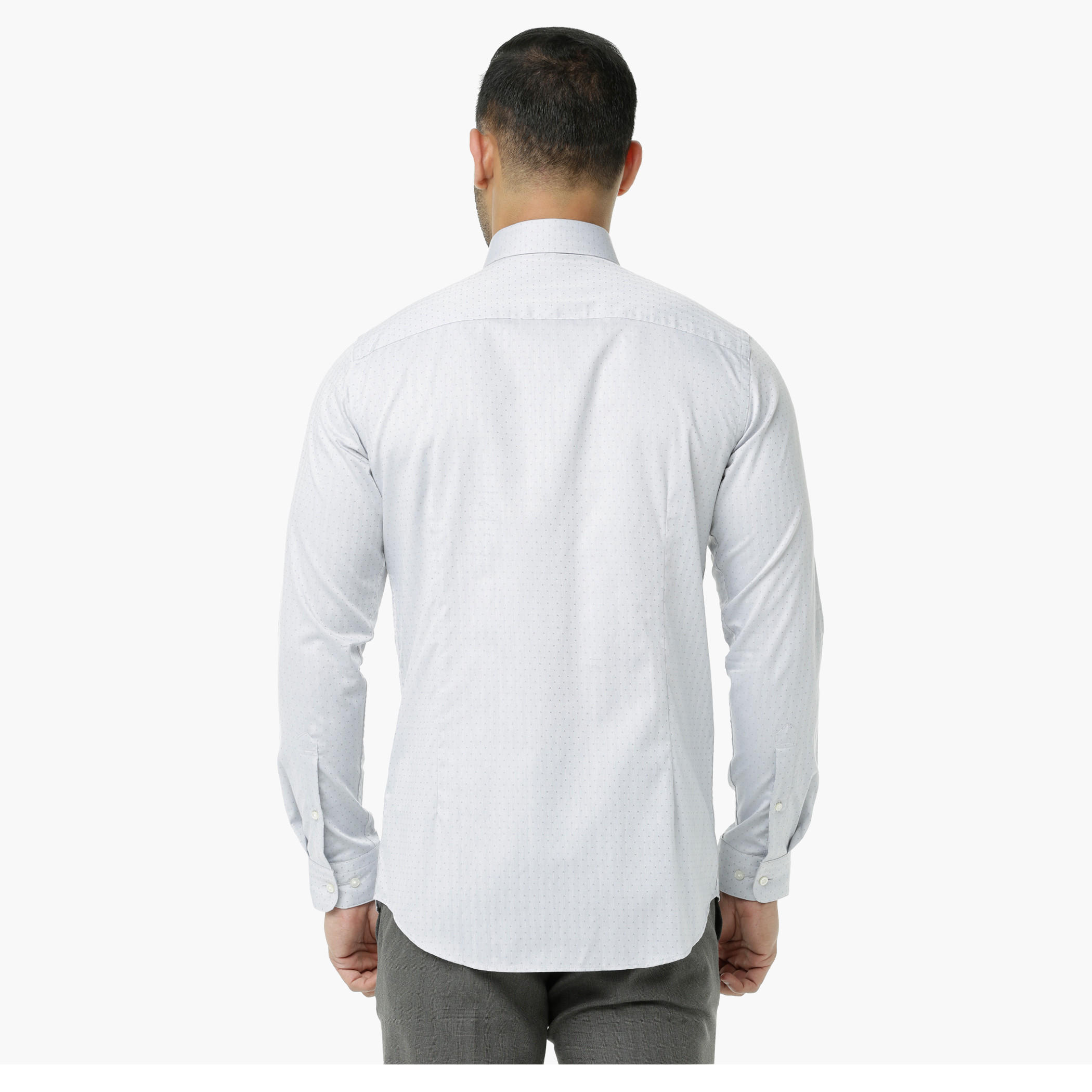 Formal Cotton Shirt with Long Sleeves in Slim Fit-men-clothing-shirts-image-2