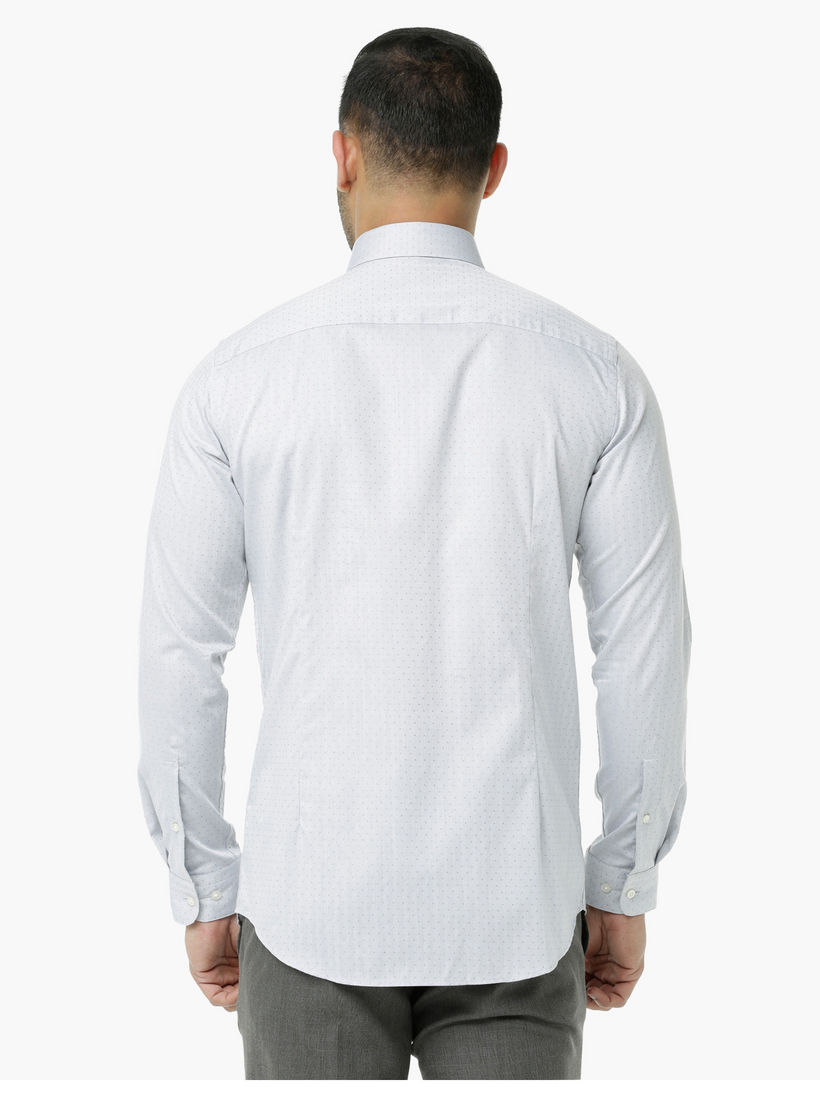 Formal Cotton Shirt with Long Sleeves in Slim Fit-men-clothing-shirts-image-2
