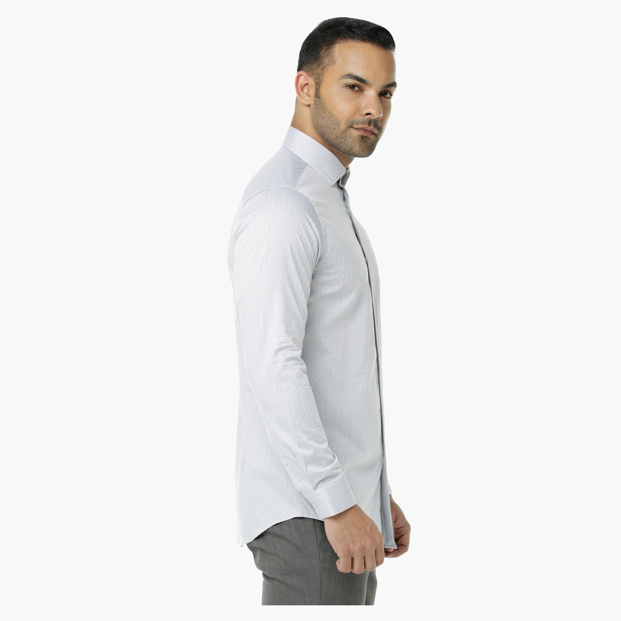 Formal Cotton Shirt with Long Sleeves in Slim Fit-men-clothing-shirts-image-3