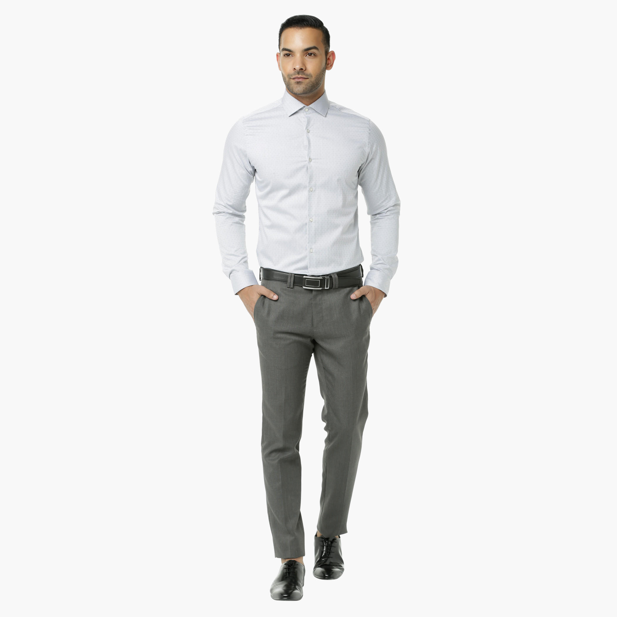 Formal Cotton Shirt with Long Sleeves in Slim Fit-men-clothing-shirts-image-5