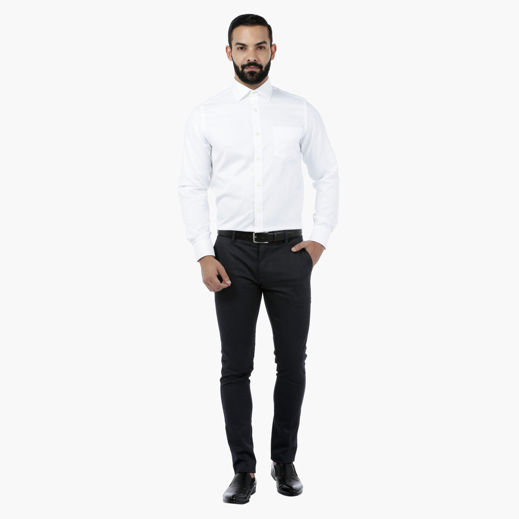 Full-sleeved Solid Twill Shirt-men-clothing-shirts-image-5