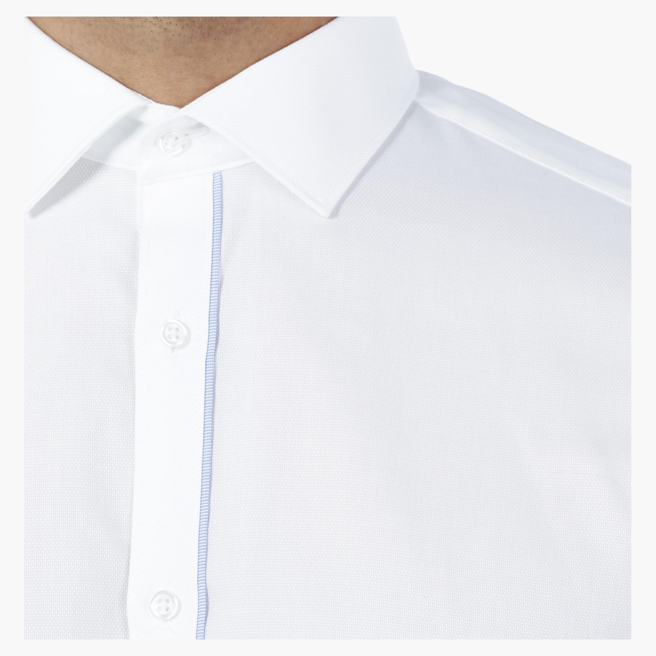 Solid Dobby Shirt with Placket Piping-men-clothing-shirts-image-4
