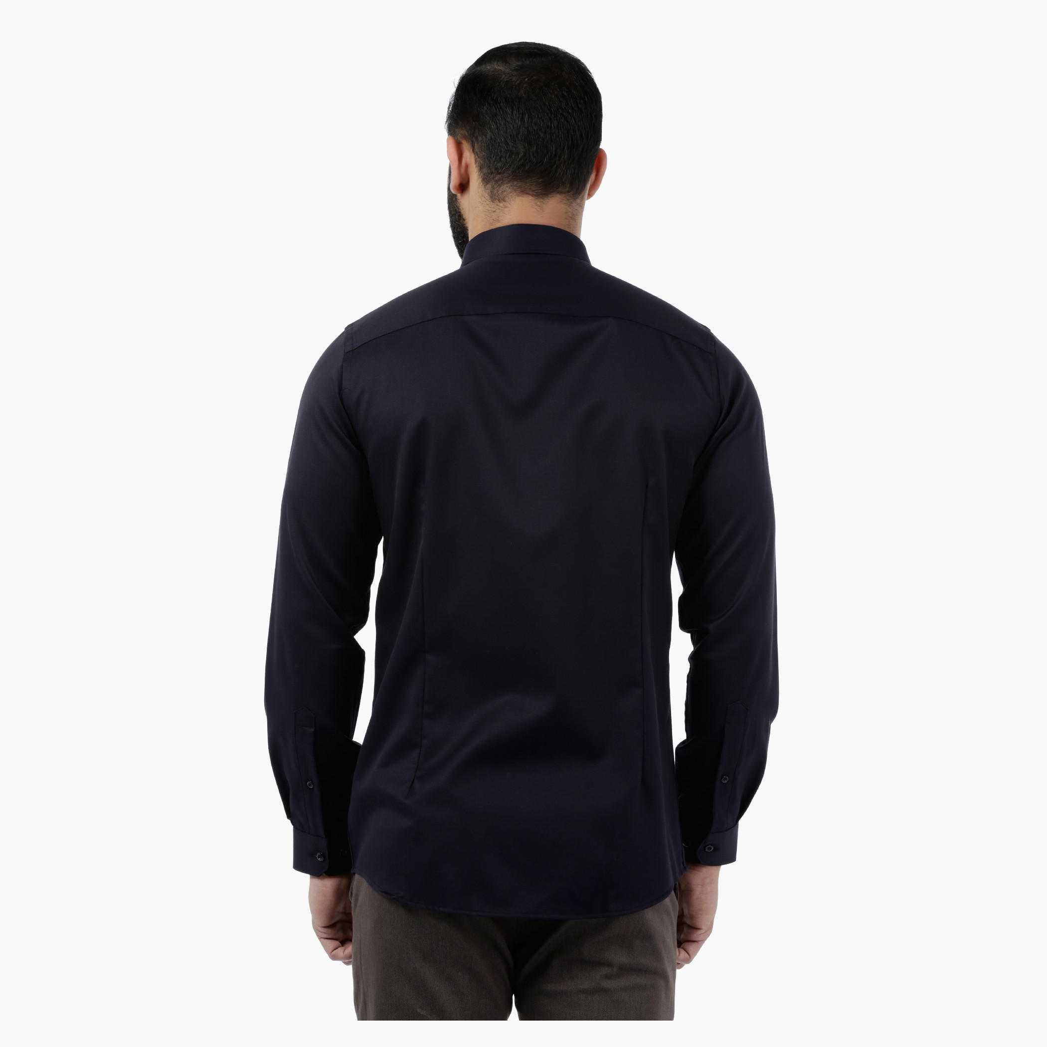 Solid Textured Full-sleeved Shirt-men-clothing-shirts-image-7