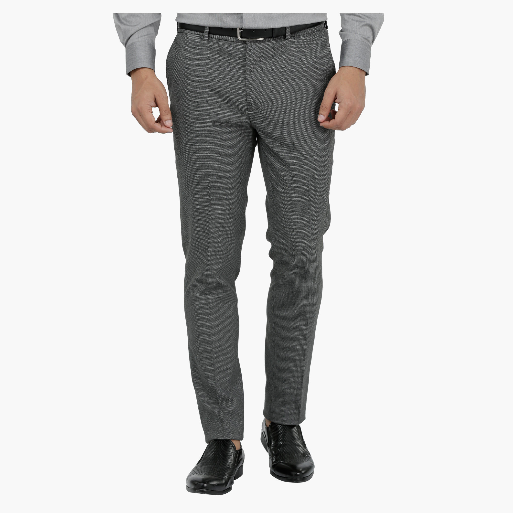 Pin Dot Formal Trousers In Slim Fit-men-clothing-bottoms-trousersandchinos-trousers-image-5