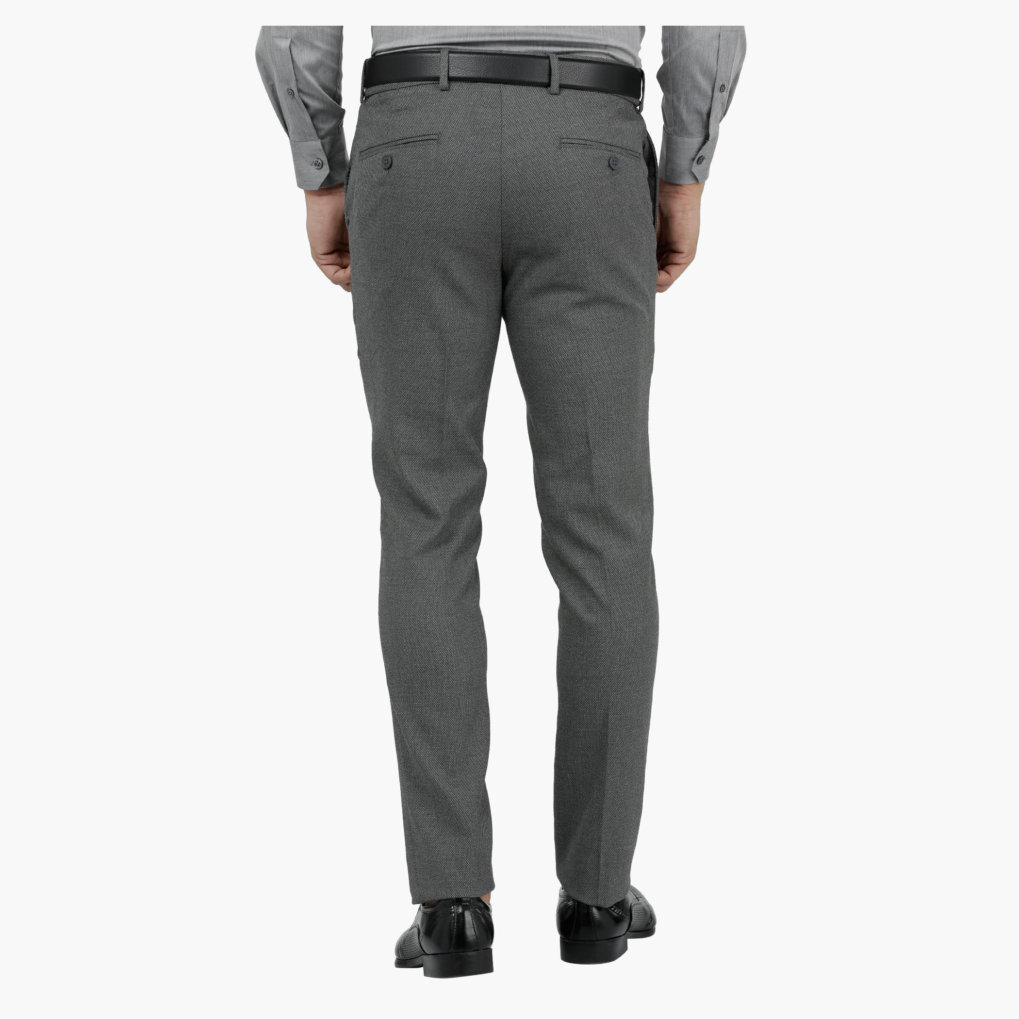 Pin Dot Formal Trousers In Slim Fit-men-clothing-bottoms-trousersandchinos-trousers-image-2