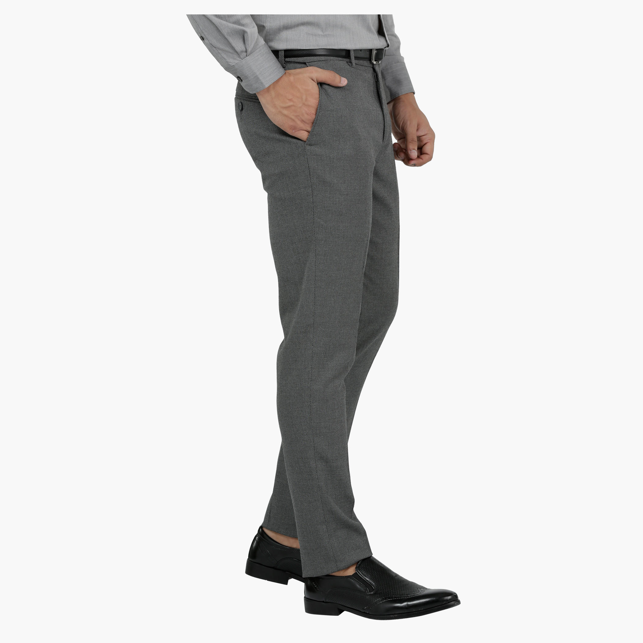 Pin Dot Formal Trousers In Slim Fit-men-clothing-bottoms-trousersandchinos-trousers-image-3