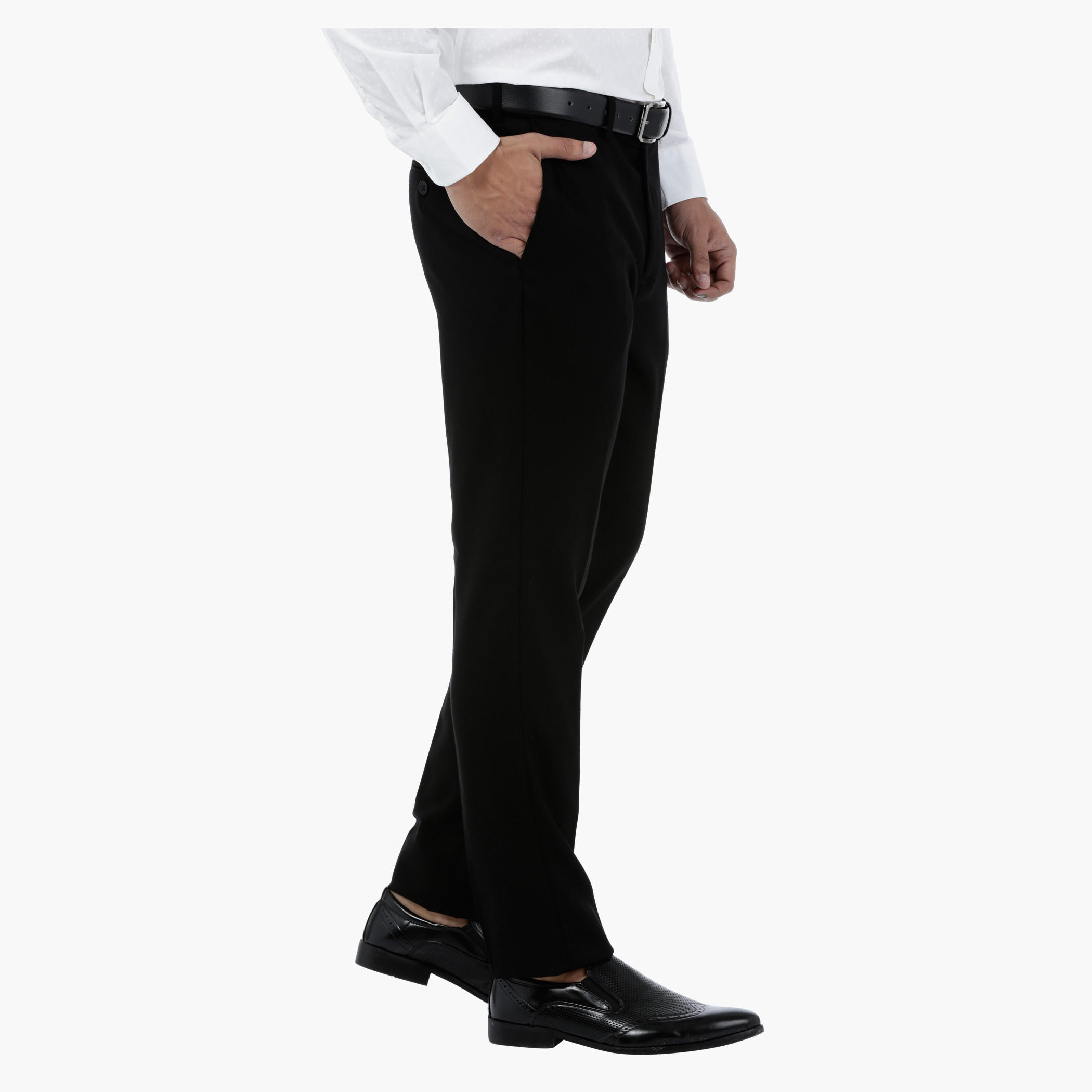 Pin Dot Slim-fit Trousers-men-clothing-bottoms-trousersandchinos-trousers-image-3