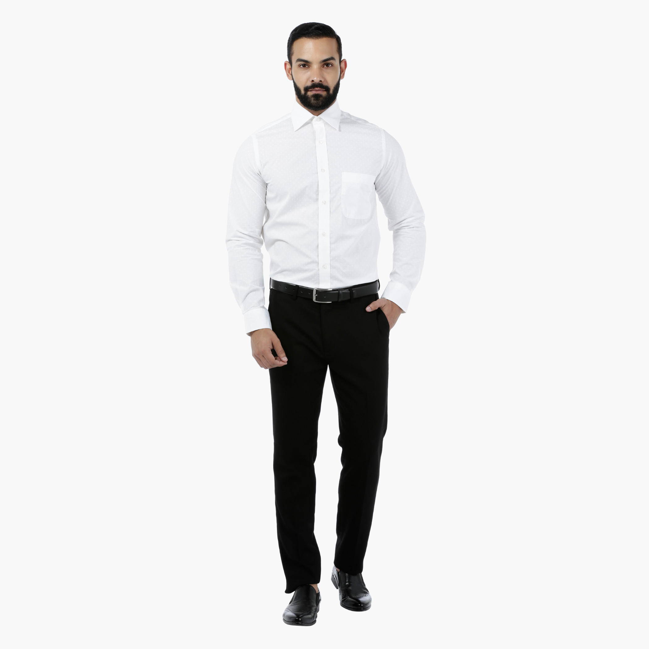 Pin Dot Slim-fit Trousers-men-clothing-bottoms-trousersandchinos-trousers-image-5