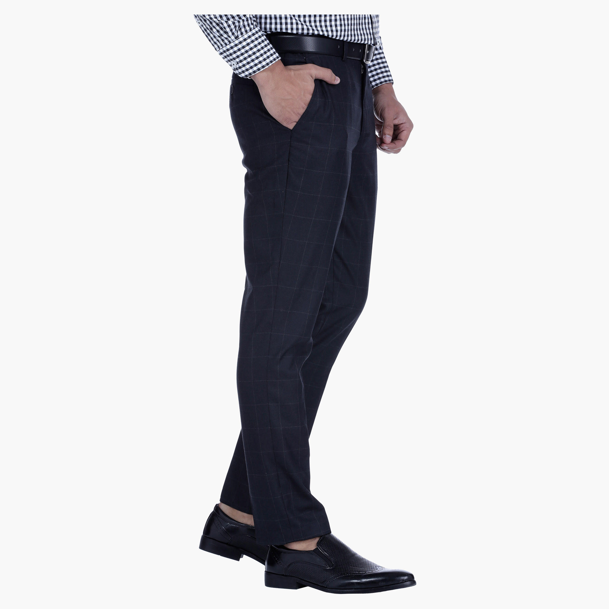Chequered Trousers in Slim Fit-men-clothing-bottoms-trousersandchinos-trousers-image-3