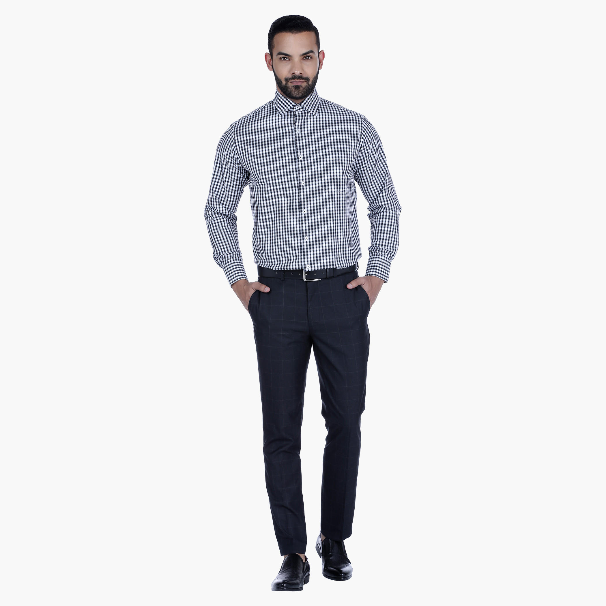 Chequered Trousers in Slim Fit-men-clothing-bottoms-trousersandchinos-trousers-image-5