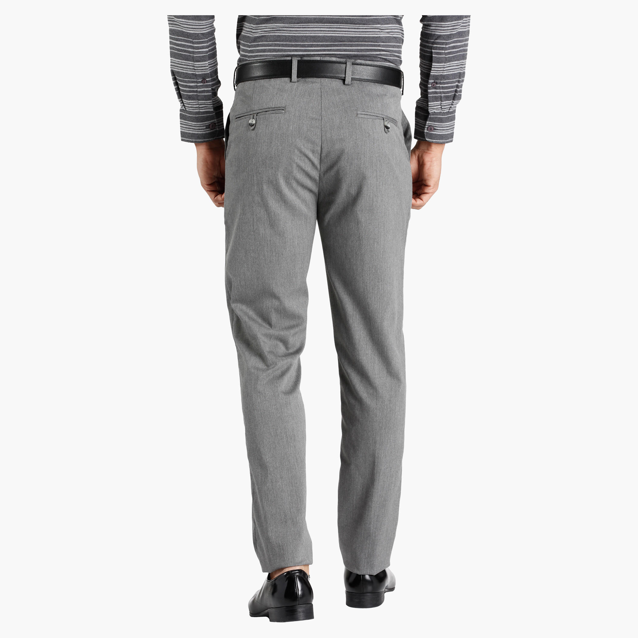 Straight Fit Twill Trousers-men-clothing-bottoms-trousersandchinos-trousers-image-2