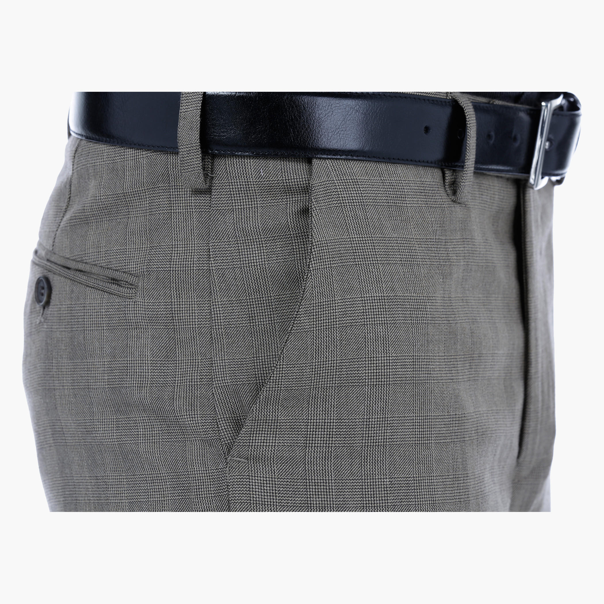 Straight Fit Glen Chequered Trousers-men-clothing-bottoms-trousersandchinos-trousers-image-4