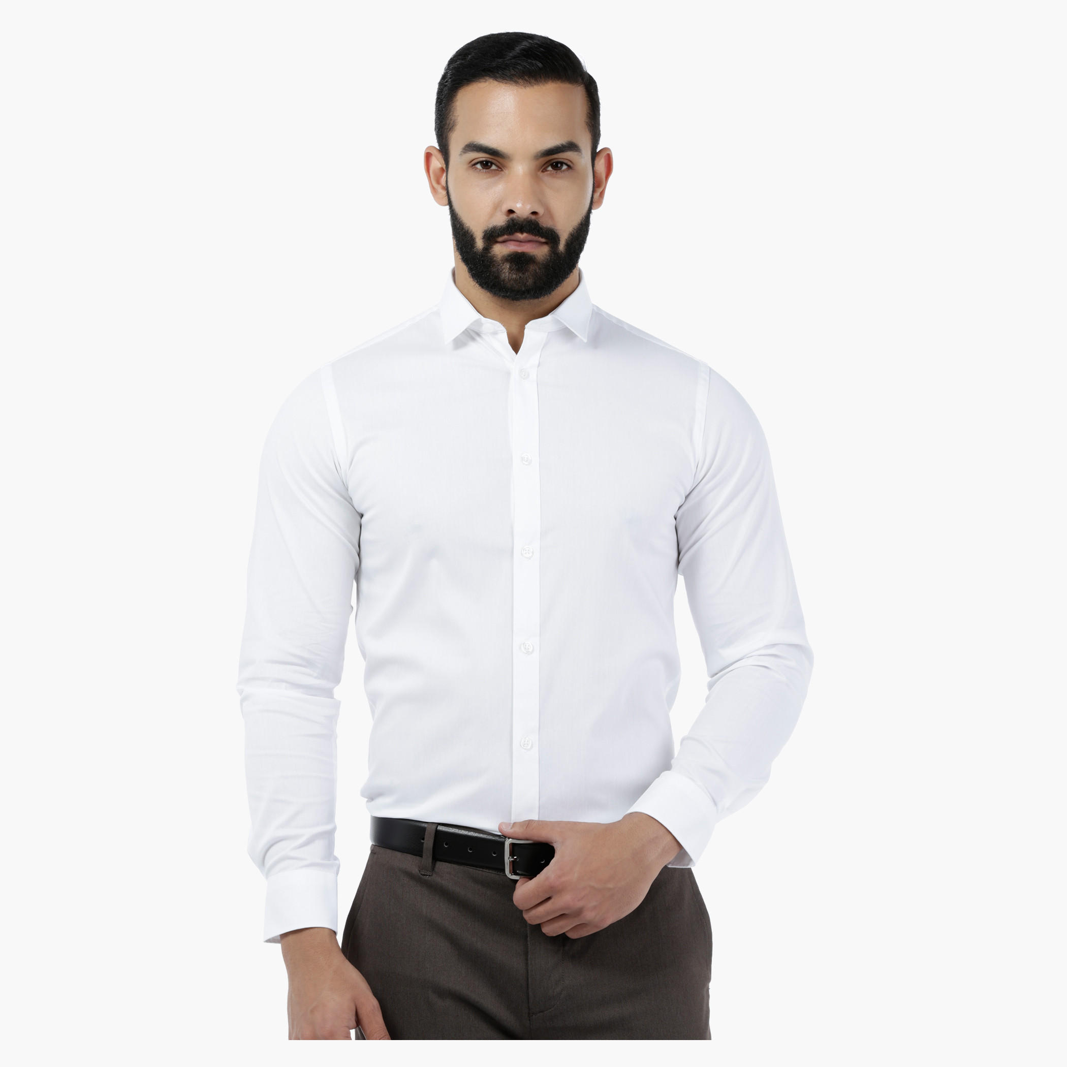 Solid Stretch Body-fit Shirt-men-clothing-shirts-image-5