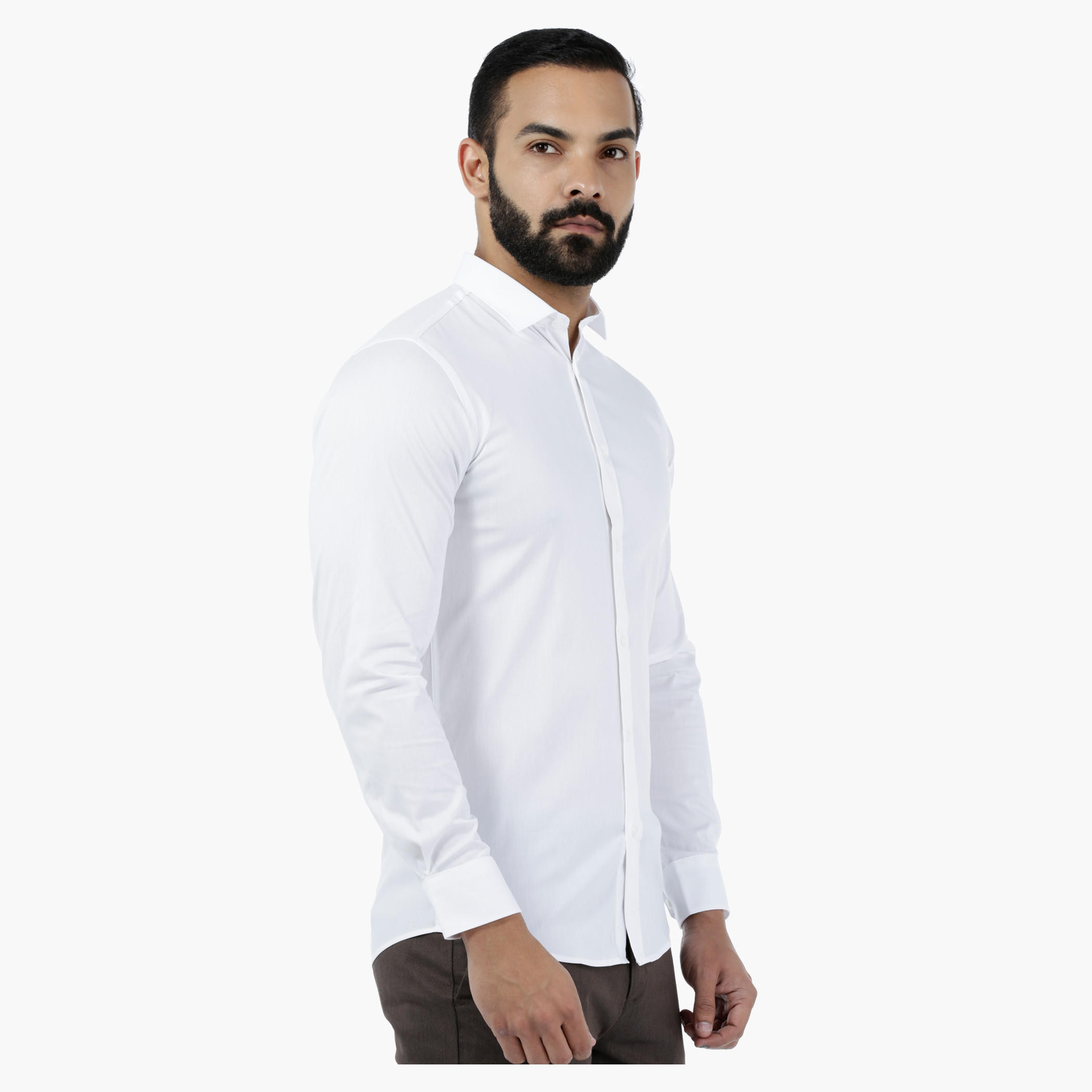 Solid Stretch Body-fit Shirt-men-clothing-shirts-image-3
