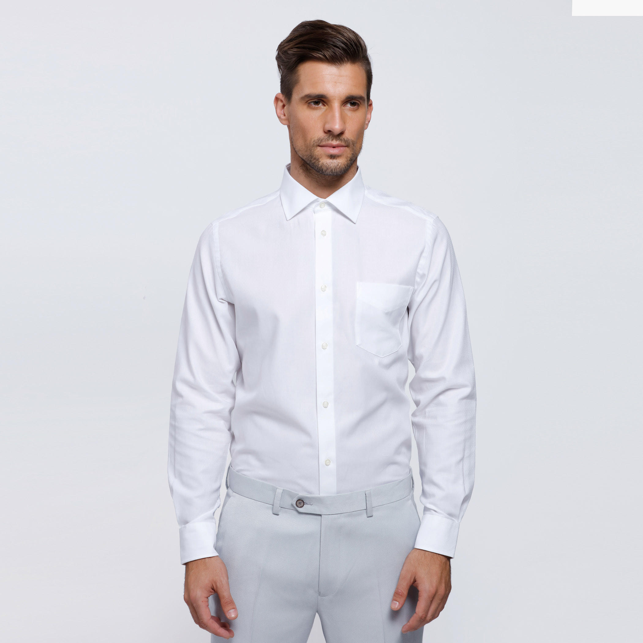Long Sleeves Shirt with Spread Collar-men-clothing-shirts-image-1