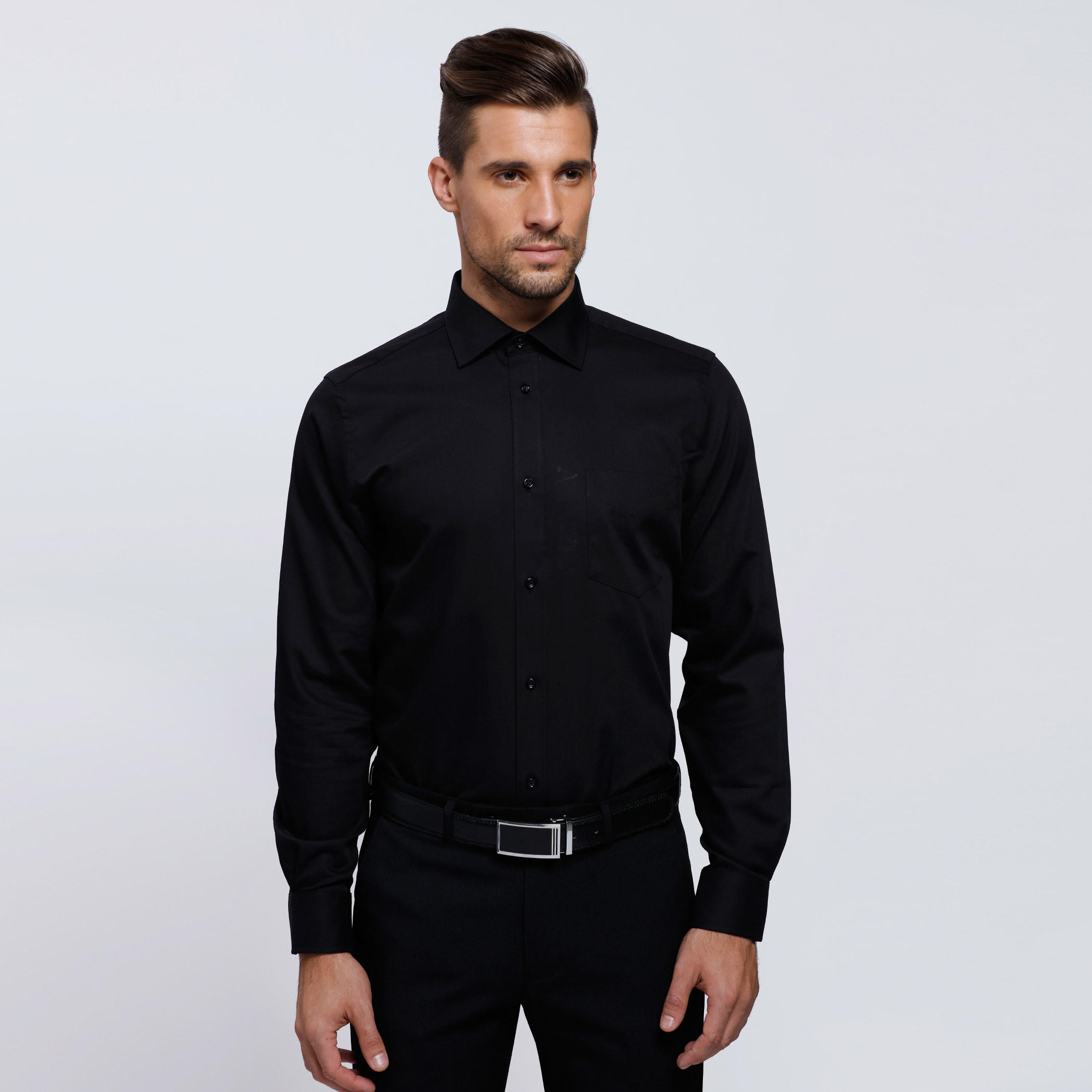 Long Sleeves Shirt with Spread Collar-men-clothing-shirts-image-1