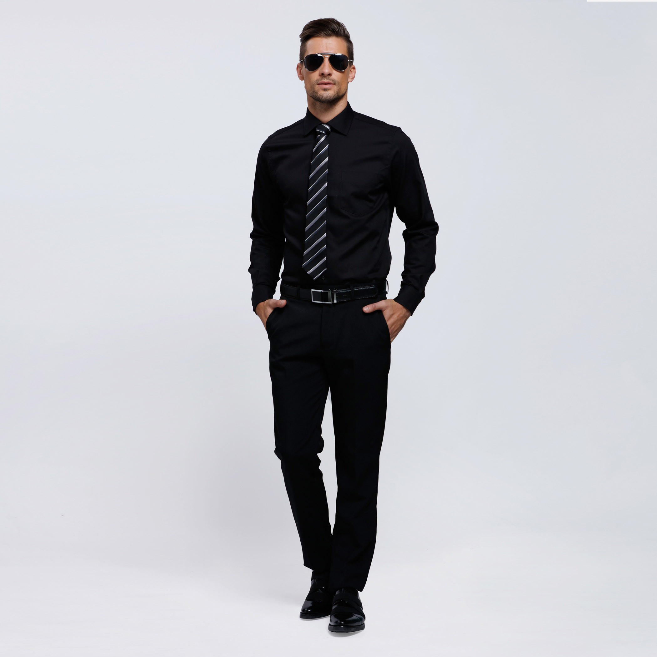 Long Sleeves Shirt with Spread Collar-men-clothing-shirts-image-5