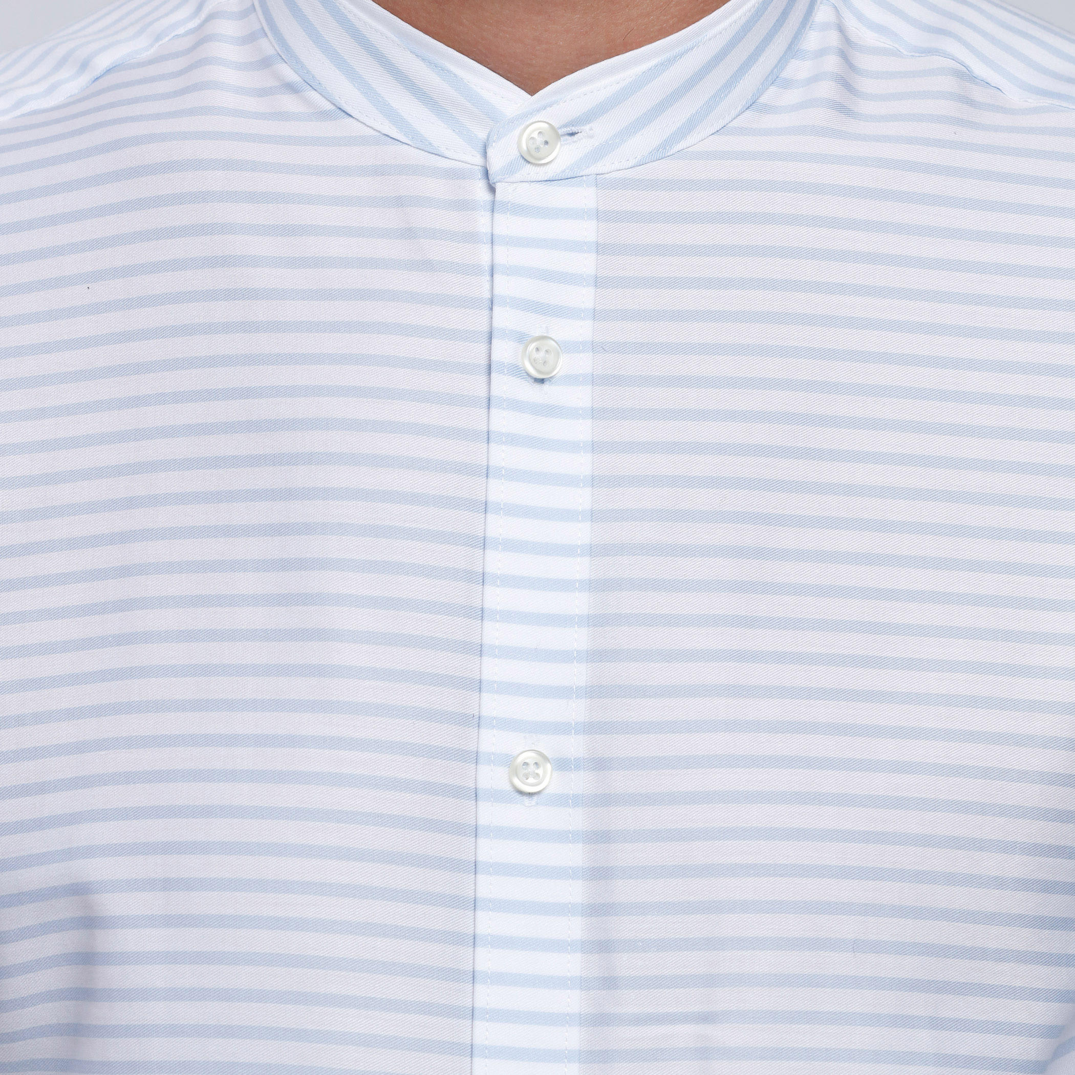 Striped Long Sleeves with Mandarin Collar-men-clothing-shirts-image-2