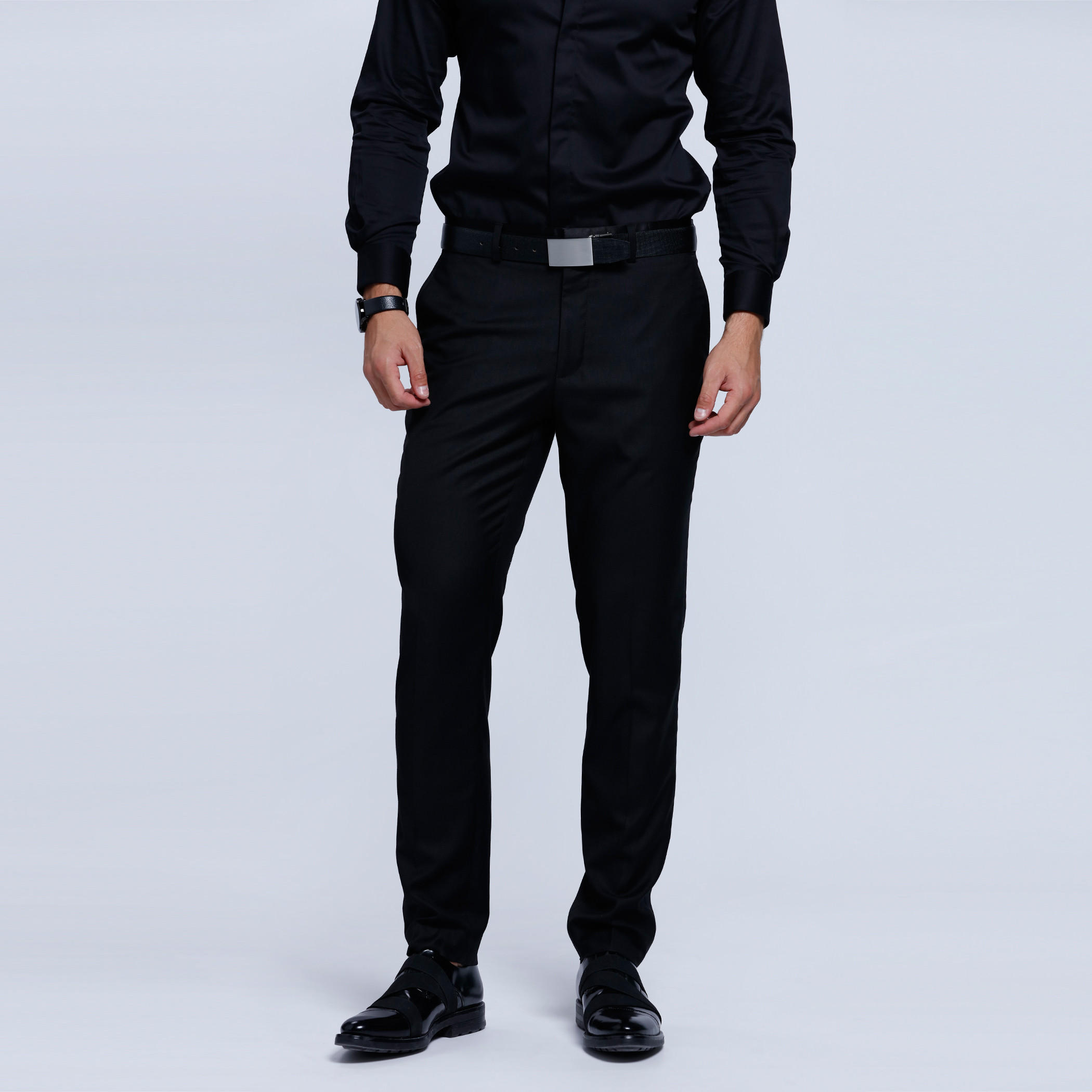 Full Length Trousers with Button Closure-men-clothing-bottoms-trousersandchinos-trousers-image-1