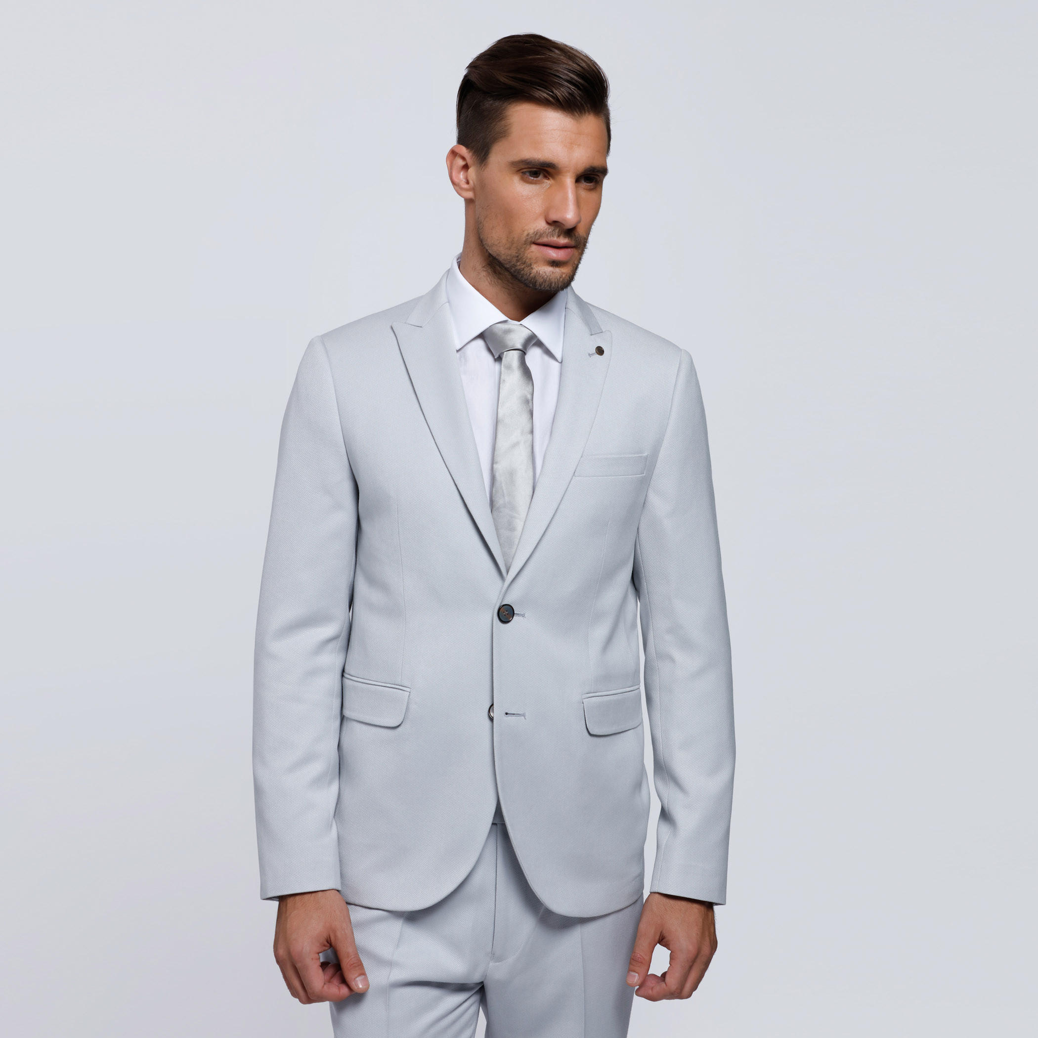 Blazer with Notch Collar and Long Sleeves-men-winterwear-jacketsandblazers-image-1