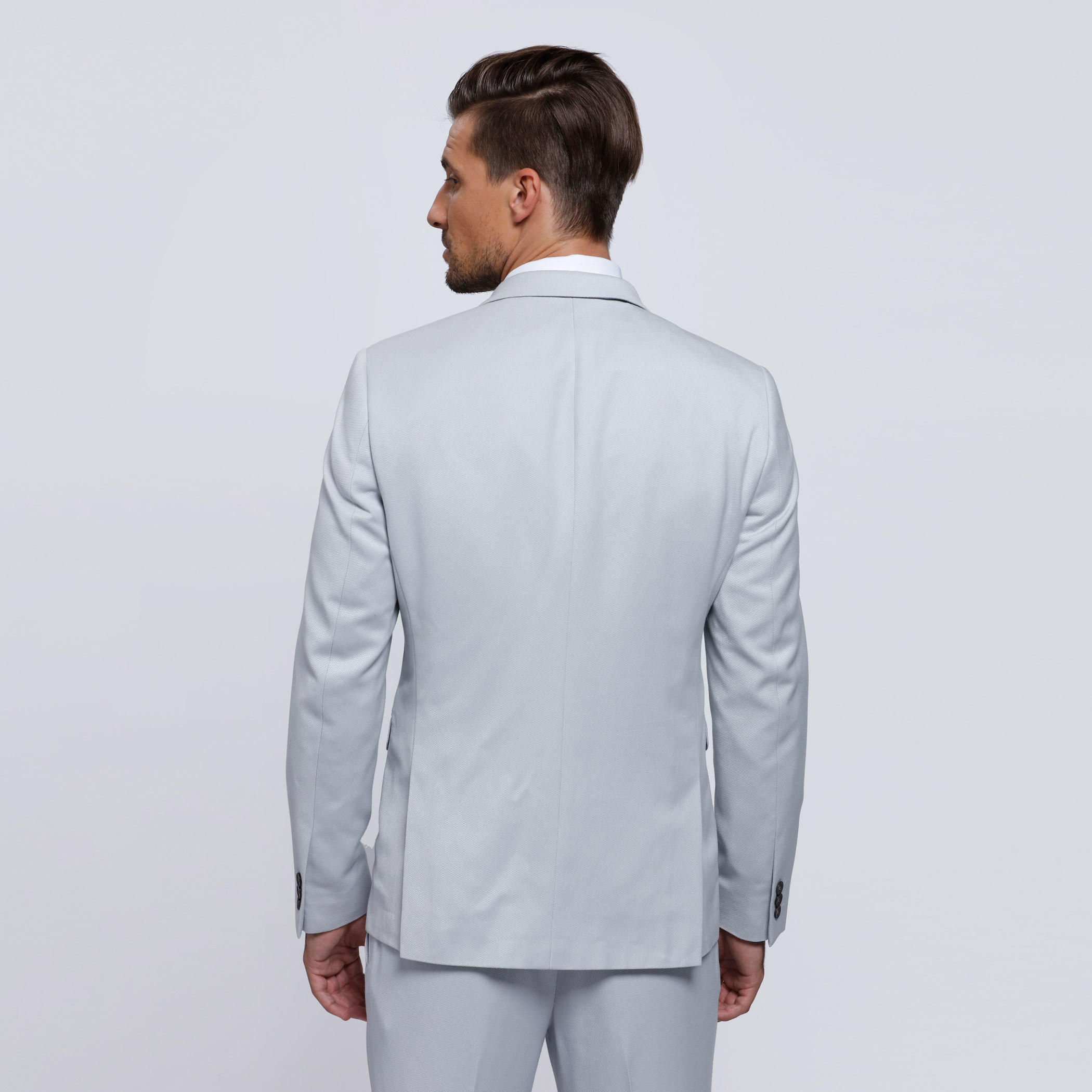 Blazer with Notch Collar and Long Sleeves-men-winterwear-jacketsandblazers-image-2
