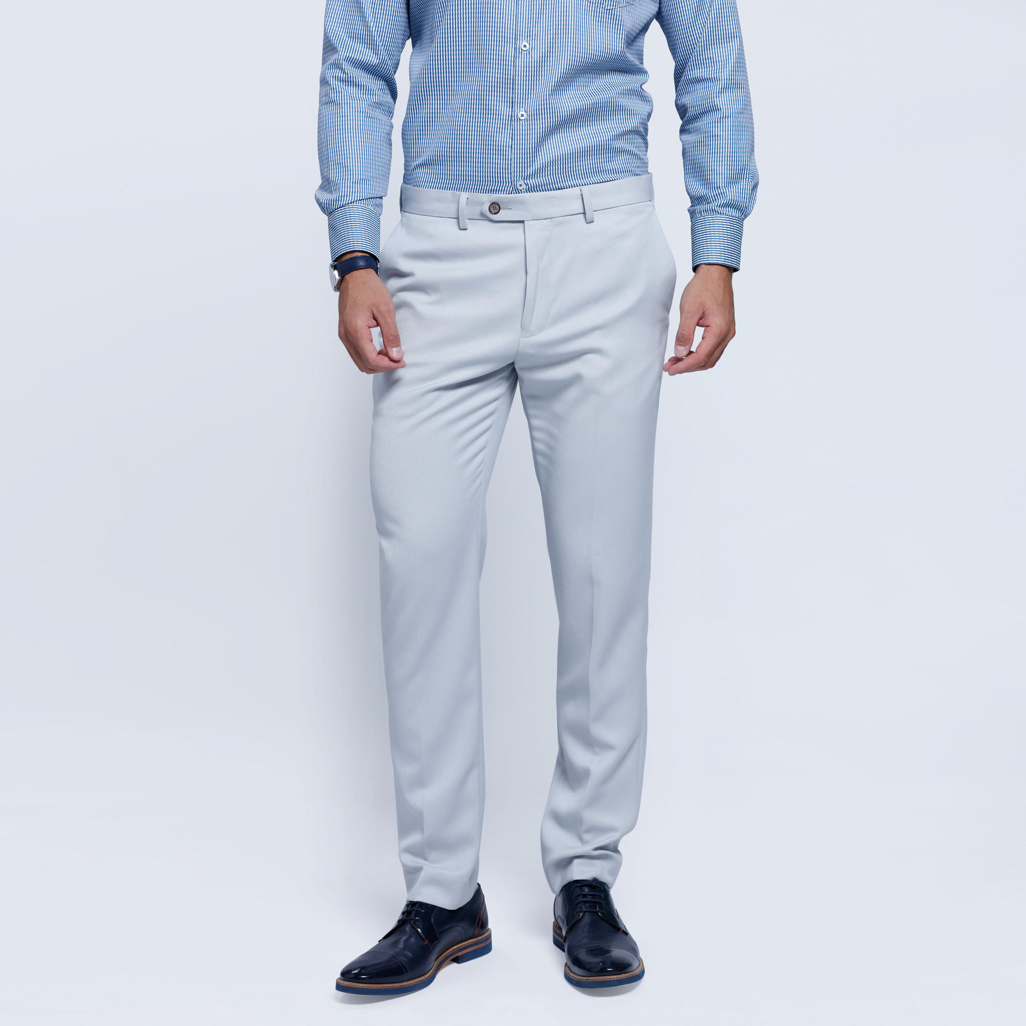 Full Length Trousers with Button Closure-men-clothing-bottoms-trousersandchinos-trousers-image-1