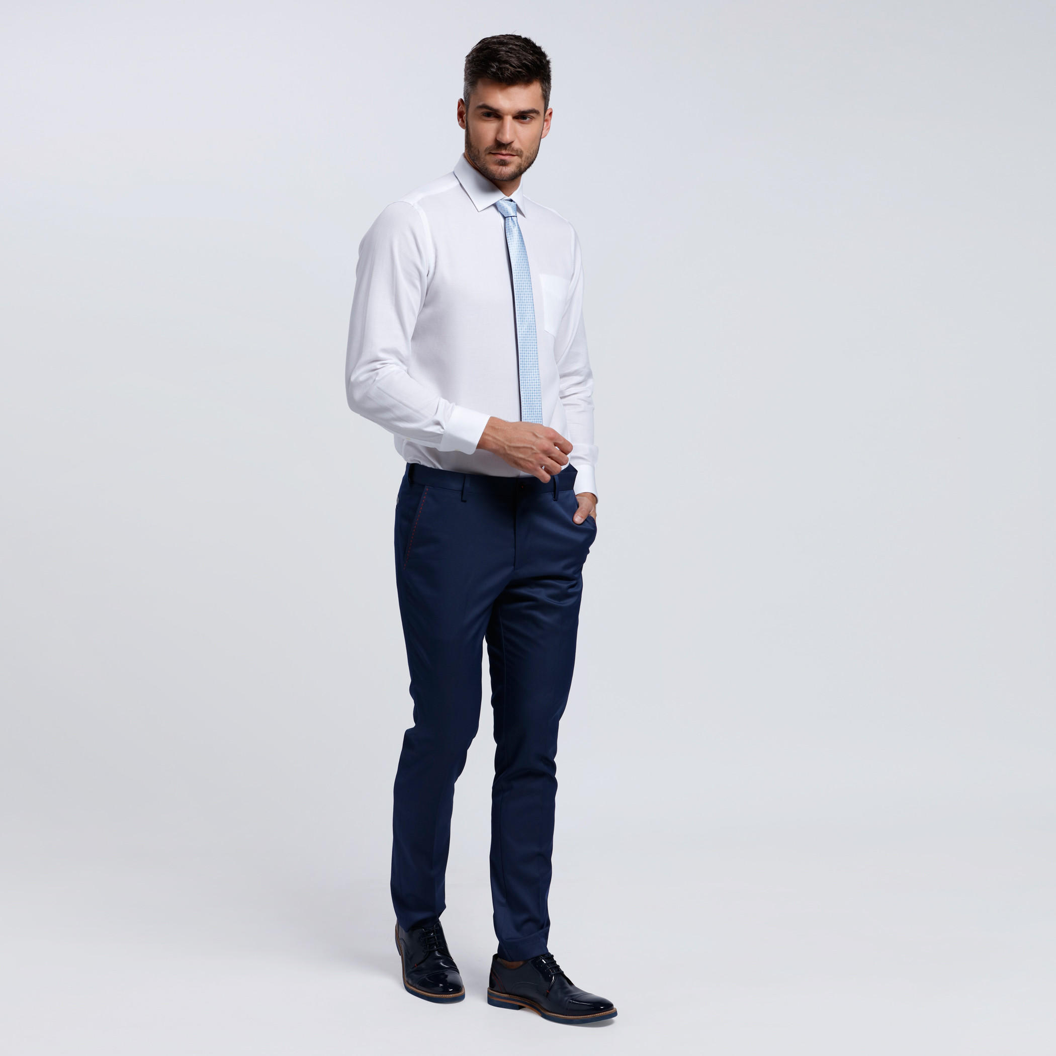 Long Sleeves Shirt with Complete Placket in Regular Fit-men-clothing-shirts-image-1