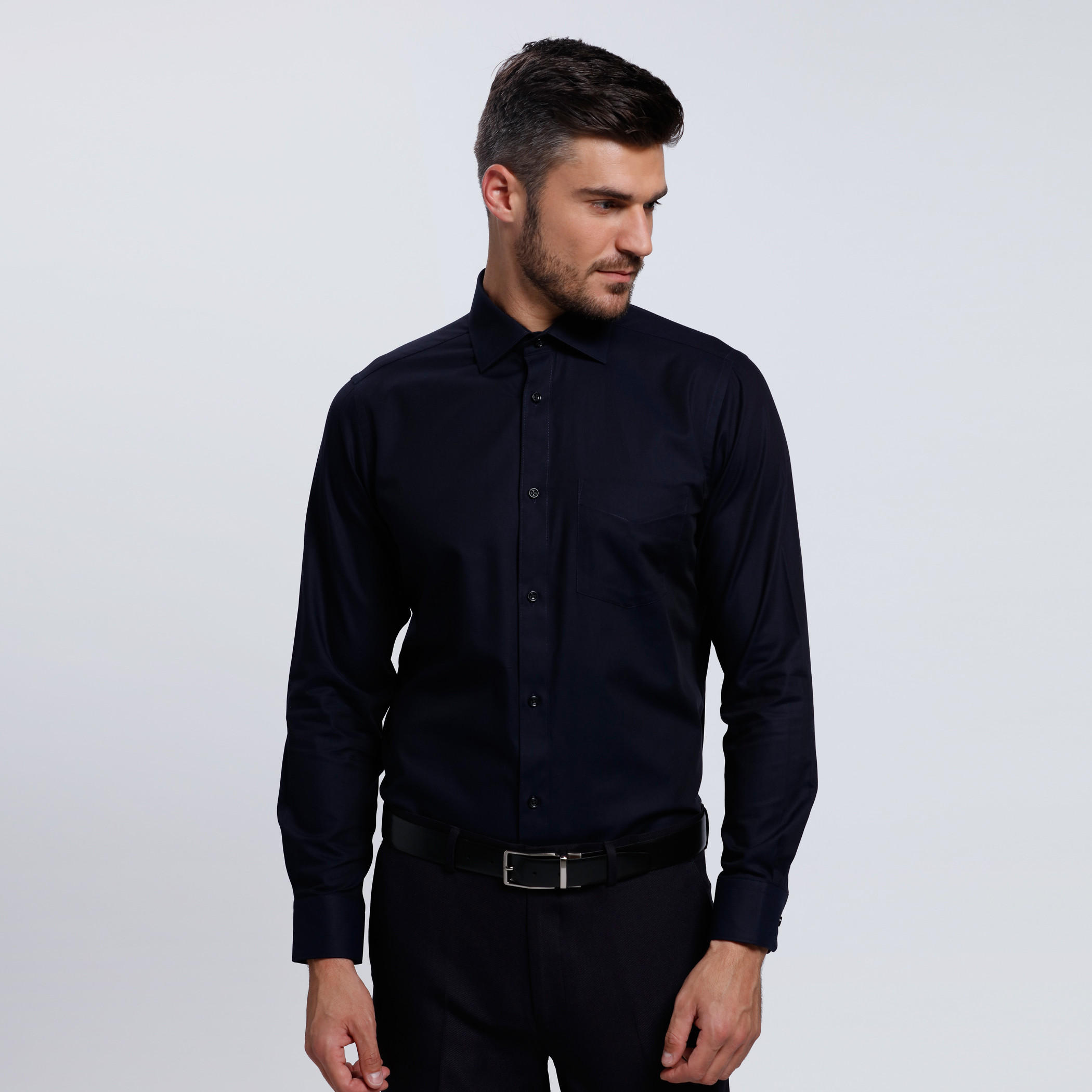 Long Sleeves Shirt with Complete Placket in Regular Fit-men-clothing-shirts-image-1