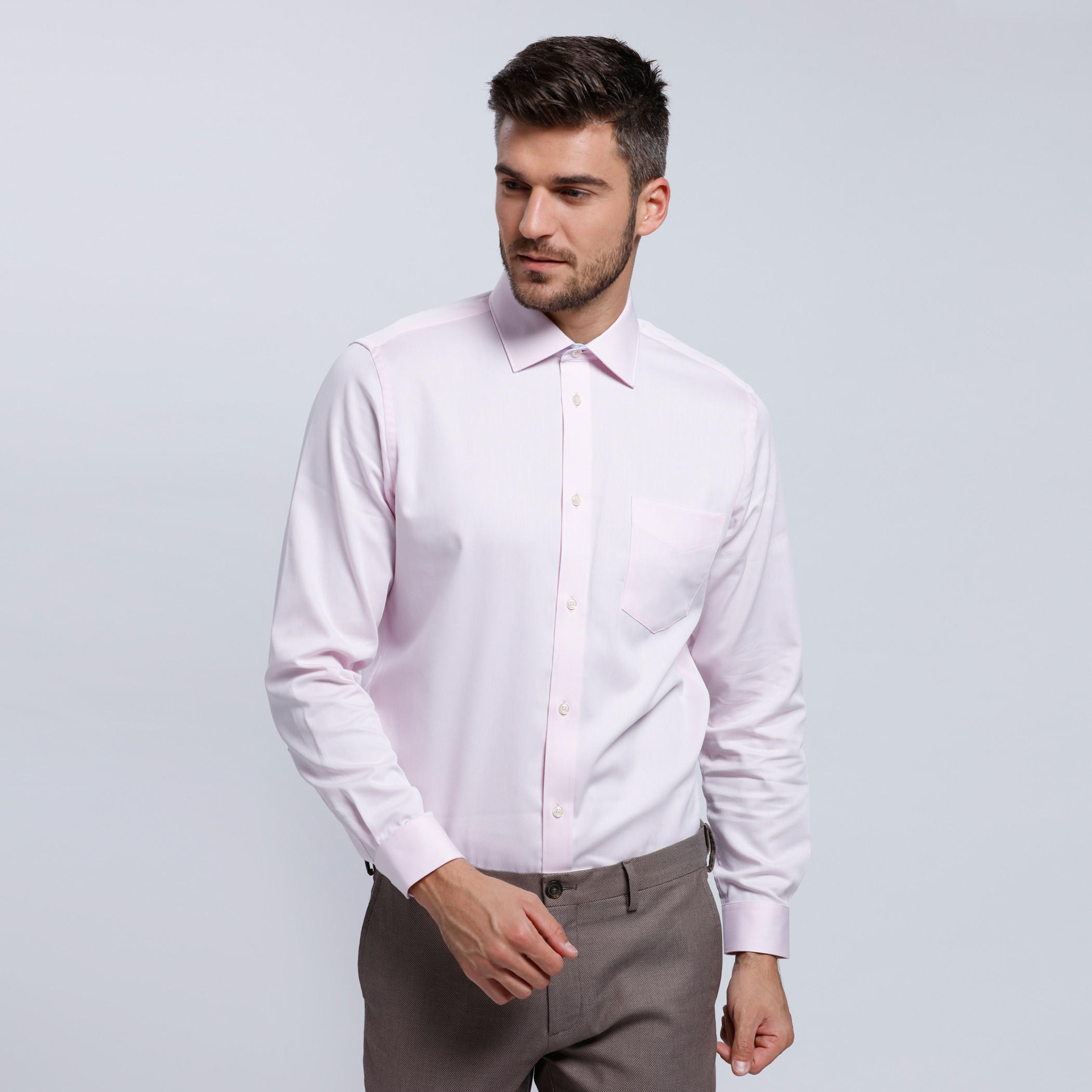 Long Sleeves Shirt with Complete Placket in Regular Fit-men-clothing-shirts-image-1